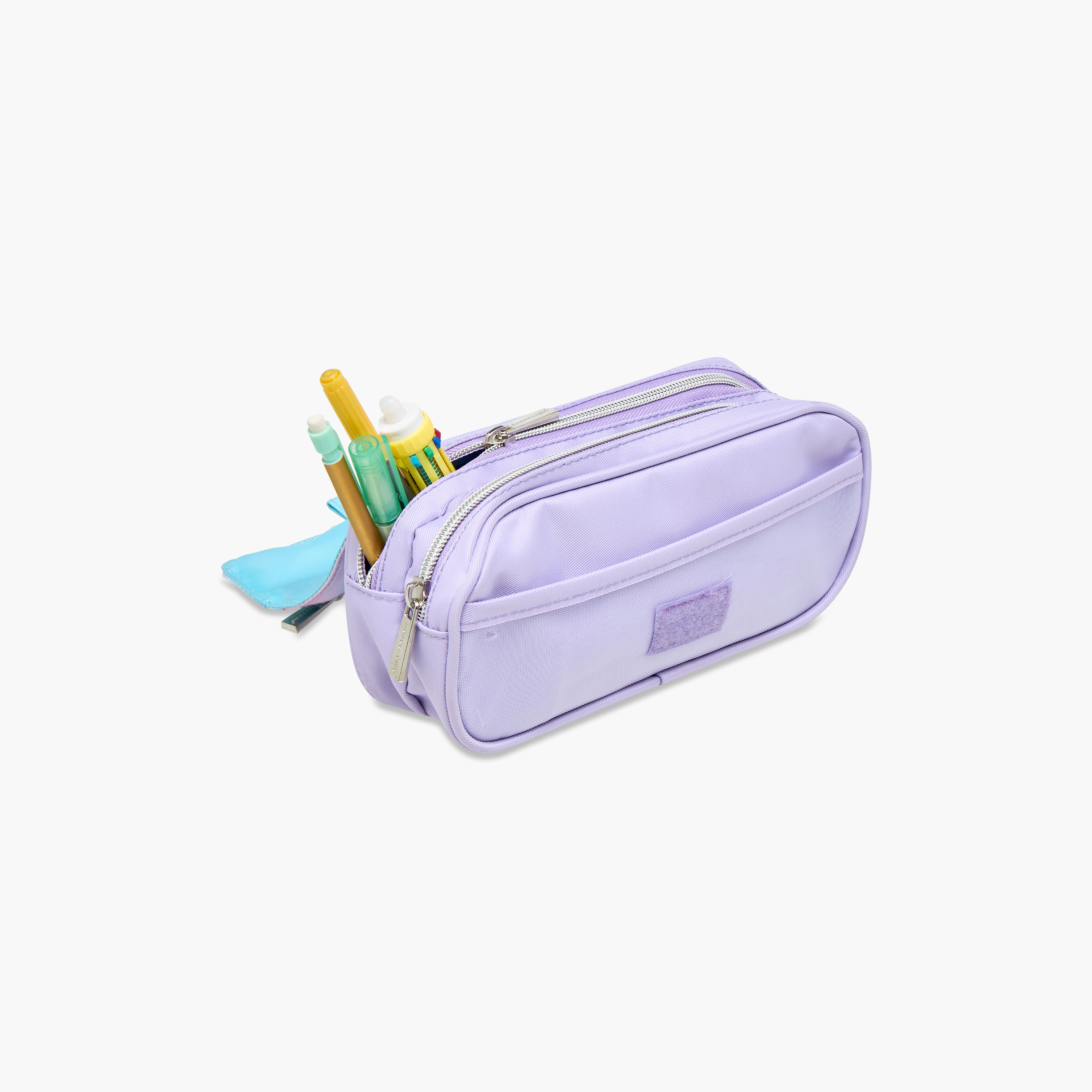 Monocromo Tie-Dye Print Pencil Pouch with Flap Closure-school-stationery-pencilcases-image-5