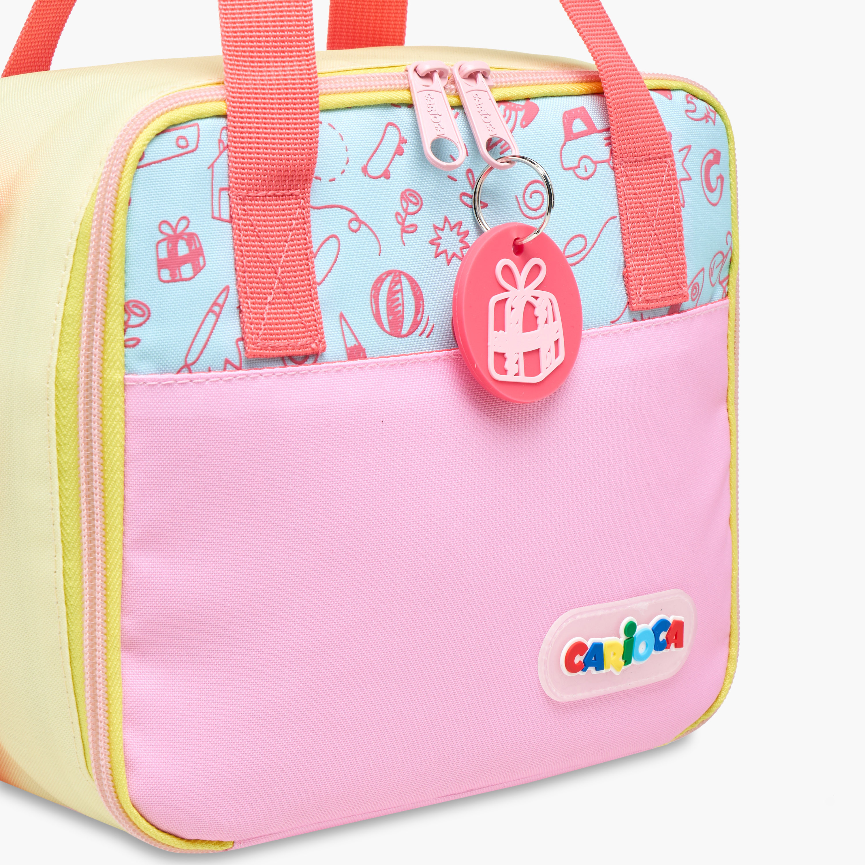 Carioca Doodle Print Lunch Bag with Zip Closure-school-lunchessentials-lunchbags-image-5