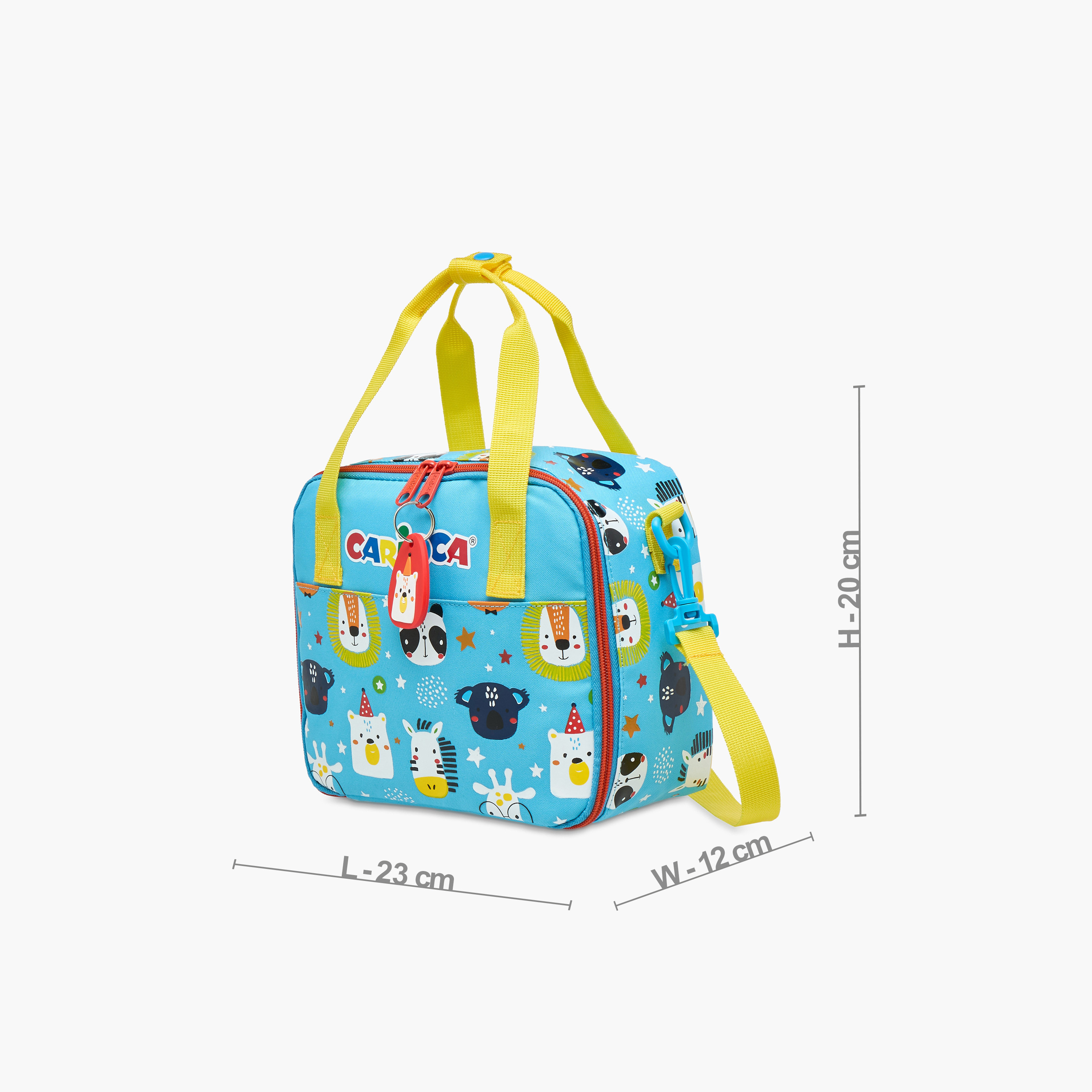 Carioca Animal Print Lunch Bag with Zip Closure-school-lunchessentials-lunchbags-image-2