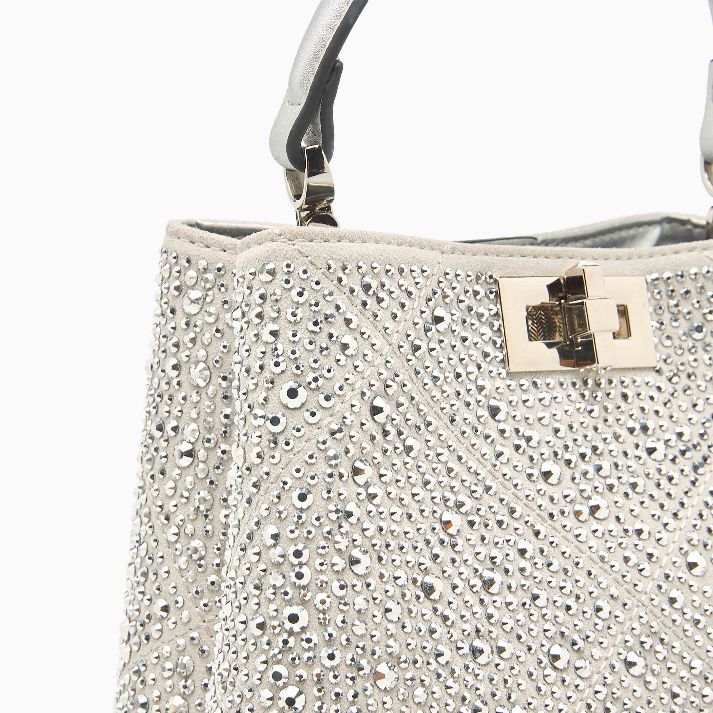 Celeste Embellished Shoulder Bag with Adjustable Strap and Twist Lock Closure-women-bagsandwallets-handbags-image-6