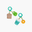 Bright Starts 2-Piece BPA Free Perfect Pair 2-in-1 Teether Toy - - Assorted - 0 -36 Months-toys-babyandtoddlertoys-rattlesandteethers-image-1