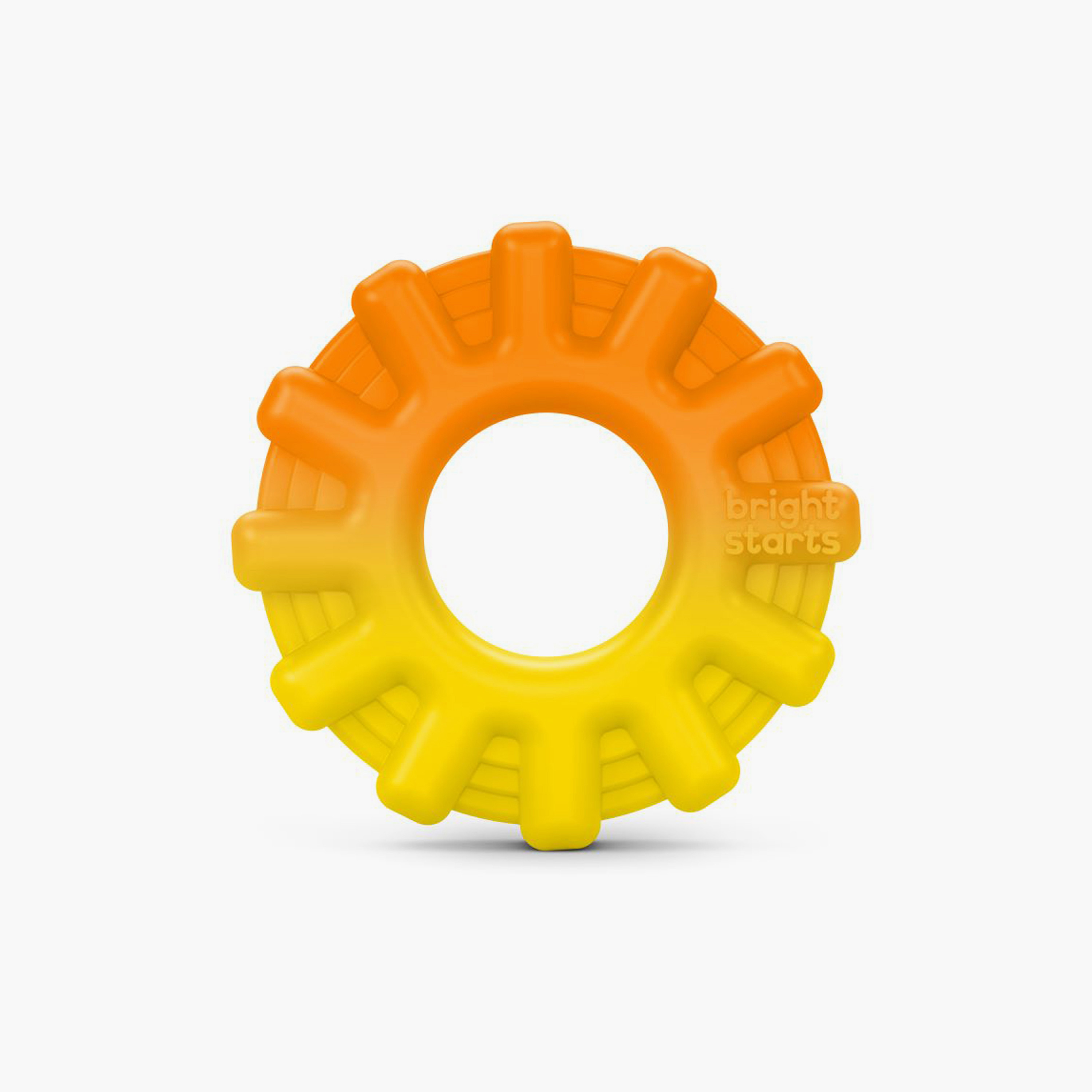 Bright Starts 2-Piece Chance of Smiles Silicone Teethers - Sun & Rainbow - 3 Months+-baby-feeding-teethers-image-3