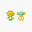 Bright Starts 2-Piece BPA Free Soother Pals Easy-Grasp Teether - Lion & Elephant - Newborn +-toys-babyandtoddlertoys-rattlesandteethers-image-1