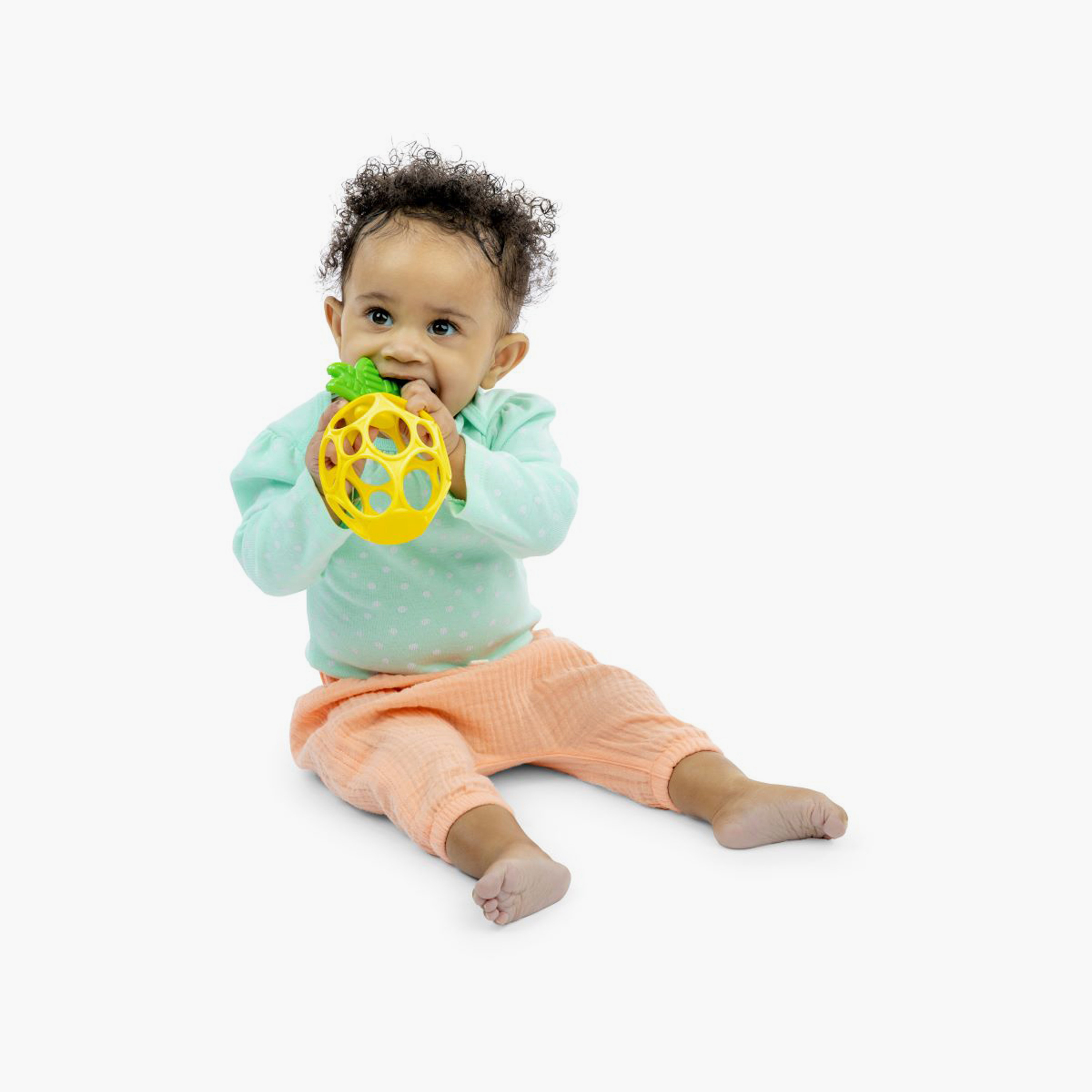 لعبة التسنين أوبول سهلة الإمساك من برايت ستارتس - أناناس - حديثي الولادة +-toys-babyandtoddlertoys-rattlesandteethers-image-2