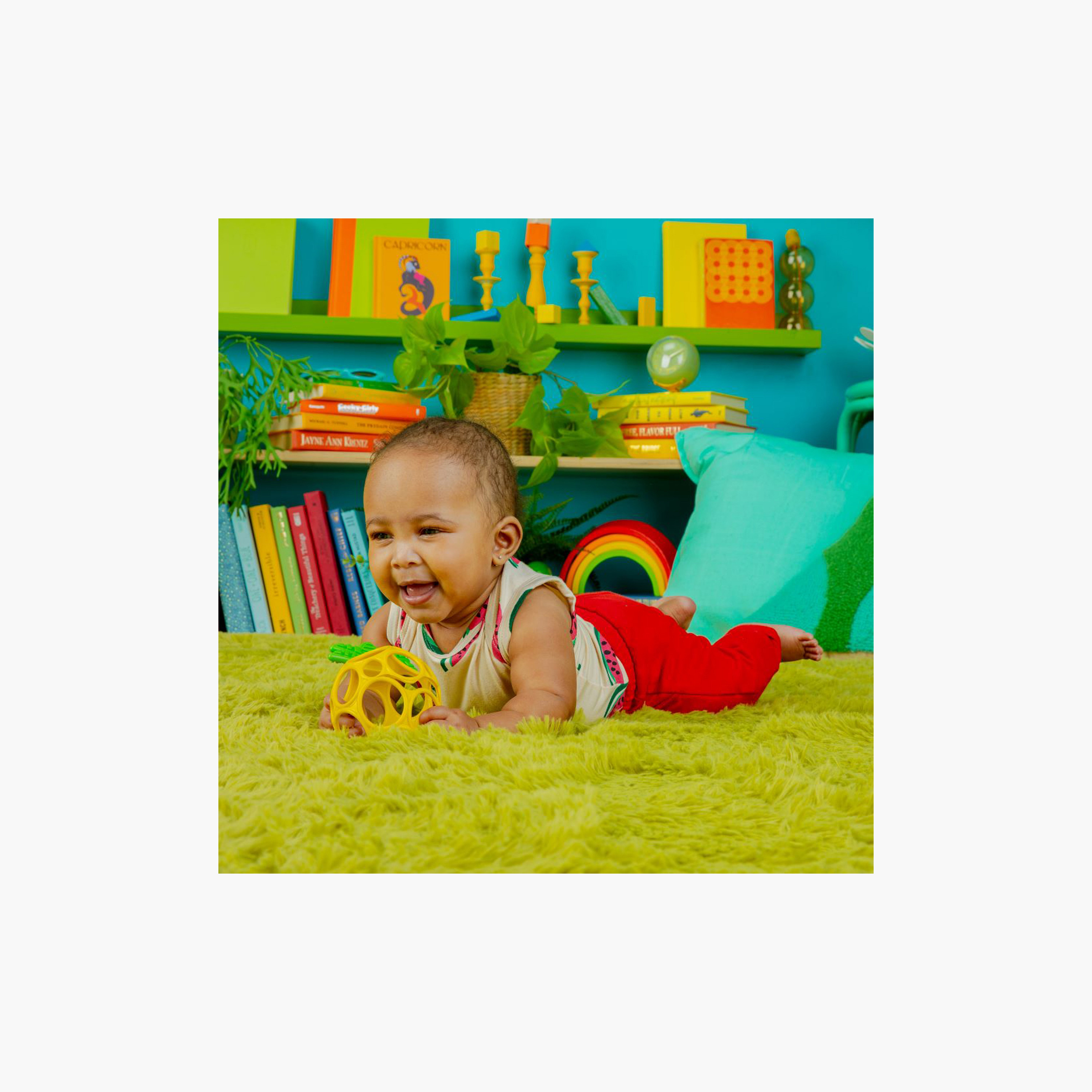 لعبة التسنين أوبول سهلة الإمساك من برايت ستارتس - أناناس - حديثي الولادة +-toys-babyandtoddlertoys-rattlesandteethers-image-5
