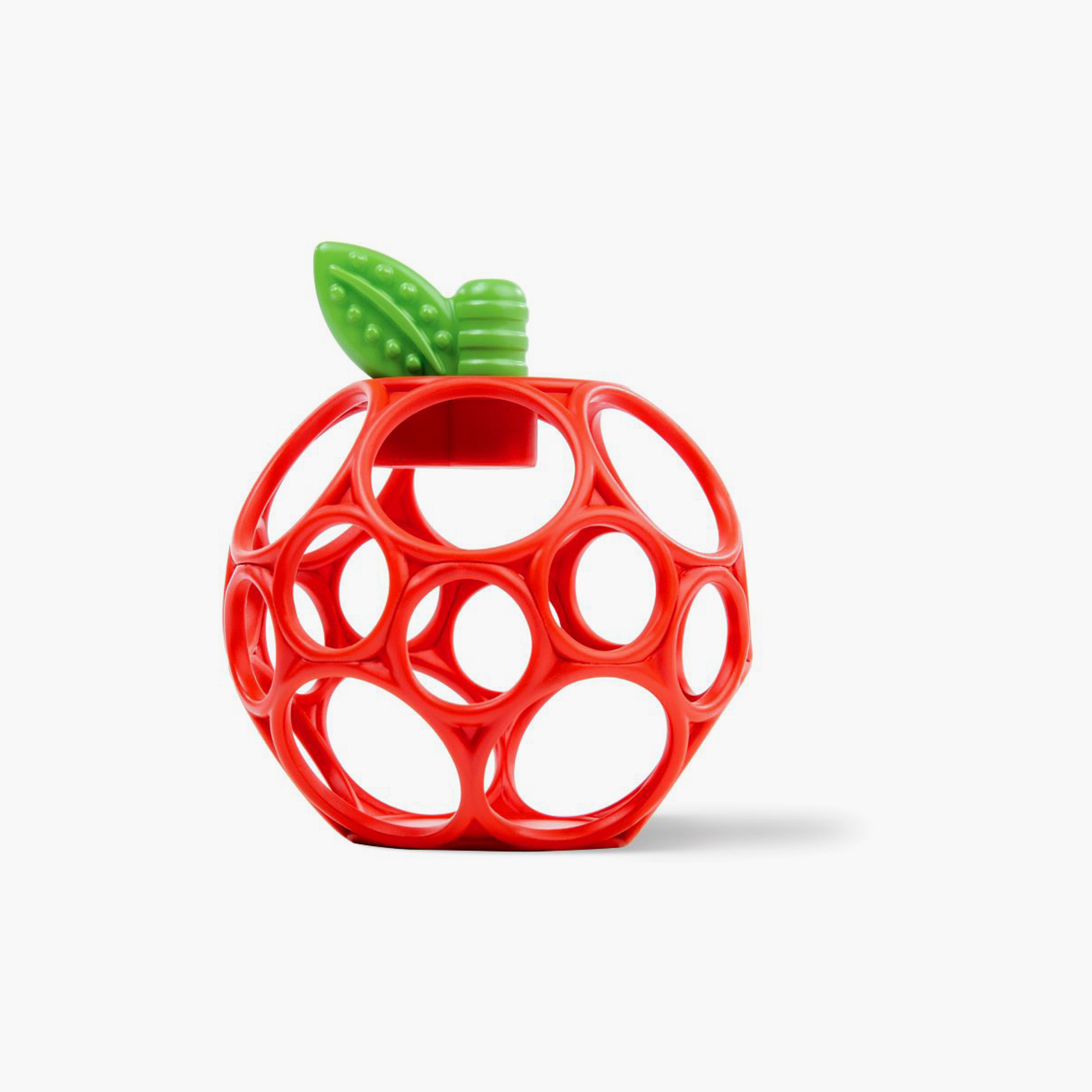 Bright Starts BPA Free Oball Easy Grasp Teether Toy - Apple - Newborn+-toys-babyandtoddlertoys-rattlesandteethers-image-1