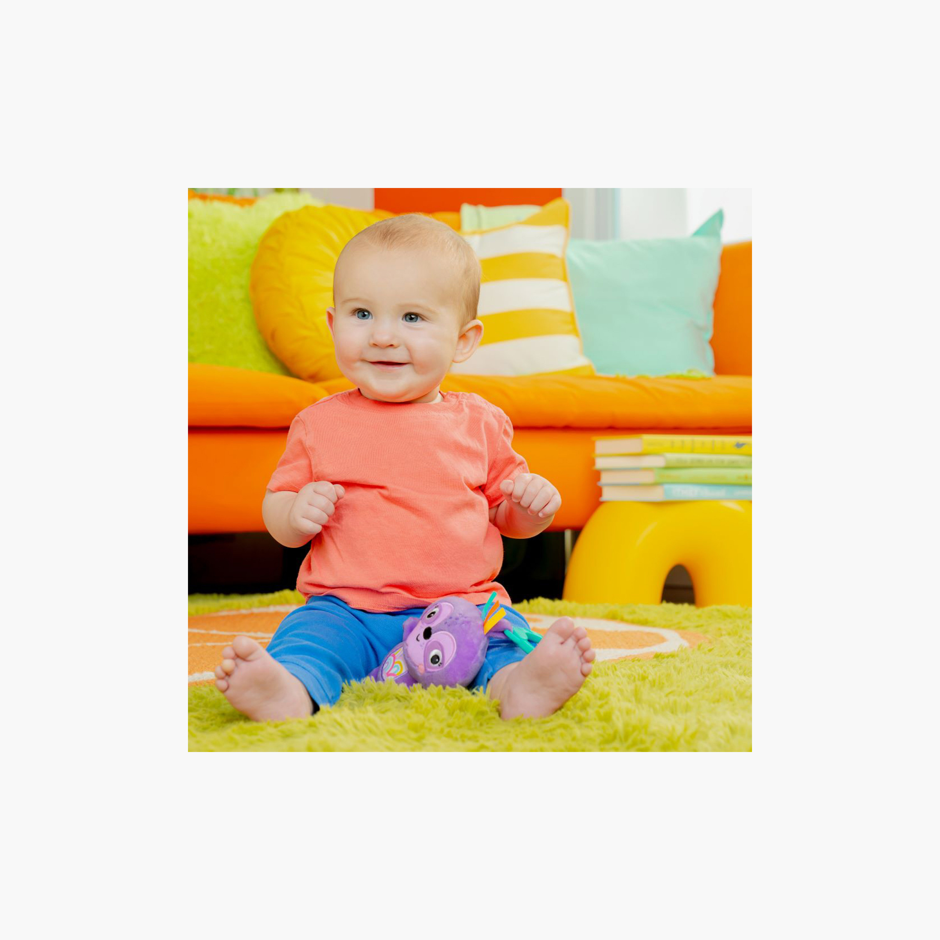 Bright Starts Jingle Joy Reach & Rattle Stroller Handing Toy with Chime Sound - Newborn+-toys-babyandtoddlertoys-strollertoys-image-4