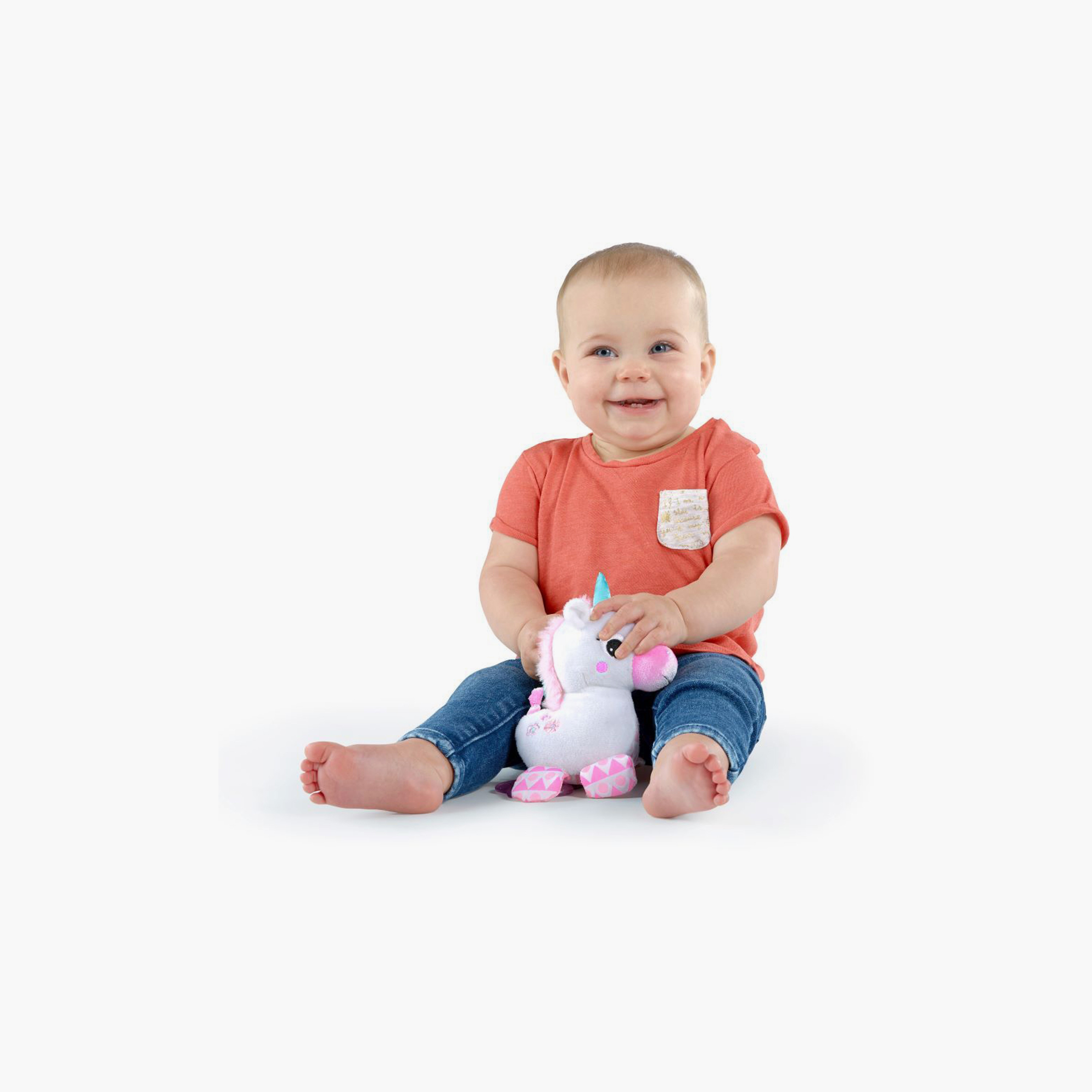 Bright Starts Sparkle & Shine On-the-Go Teething Plush Toy - Unicorn - 0-36 Months-toys-babyandtoddlertoys-rattlesandteethers-image-3