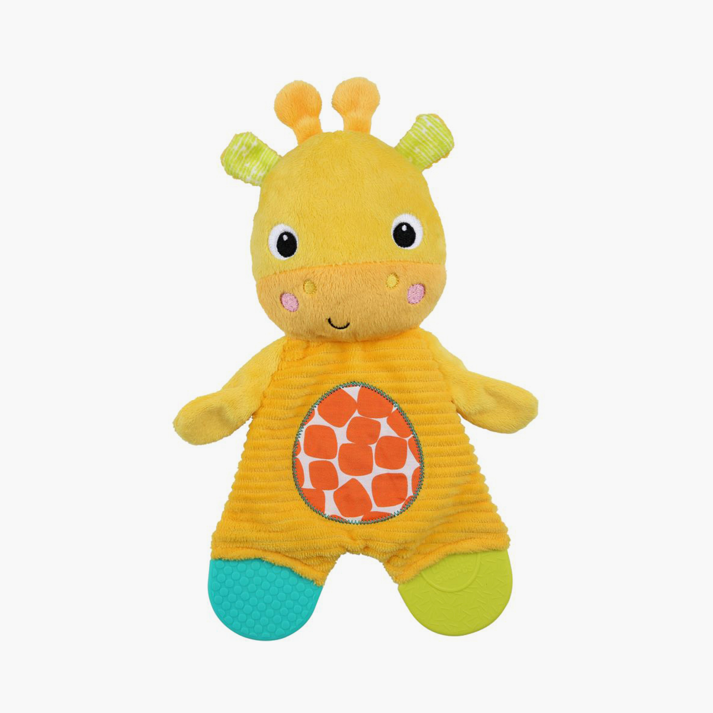 لعبة سنوجل آند تيث المحشوة الخالية من مادة BPA من برايت ستارتس - زرافة - من 0 إلى 36 شهرًا-toys-babyandtoddlertoys-rattlesandteethers-image-1