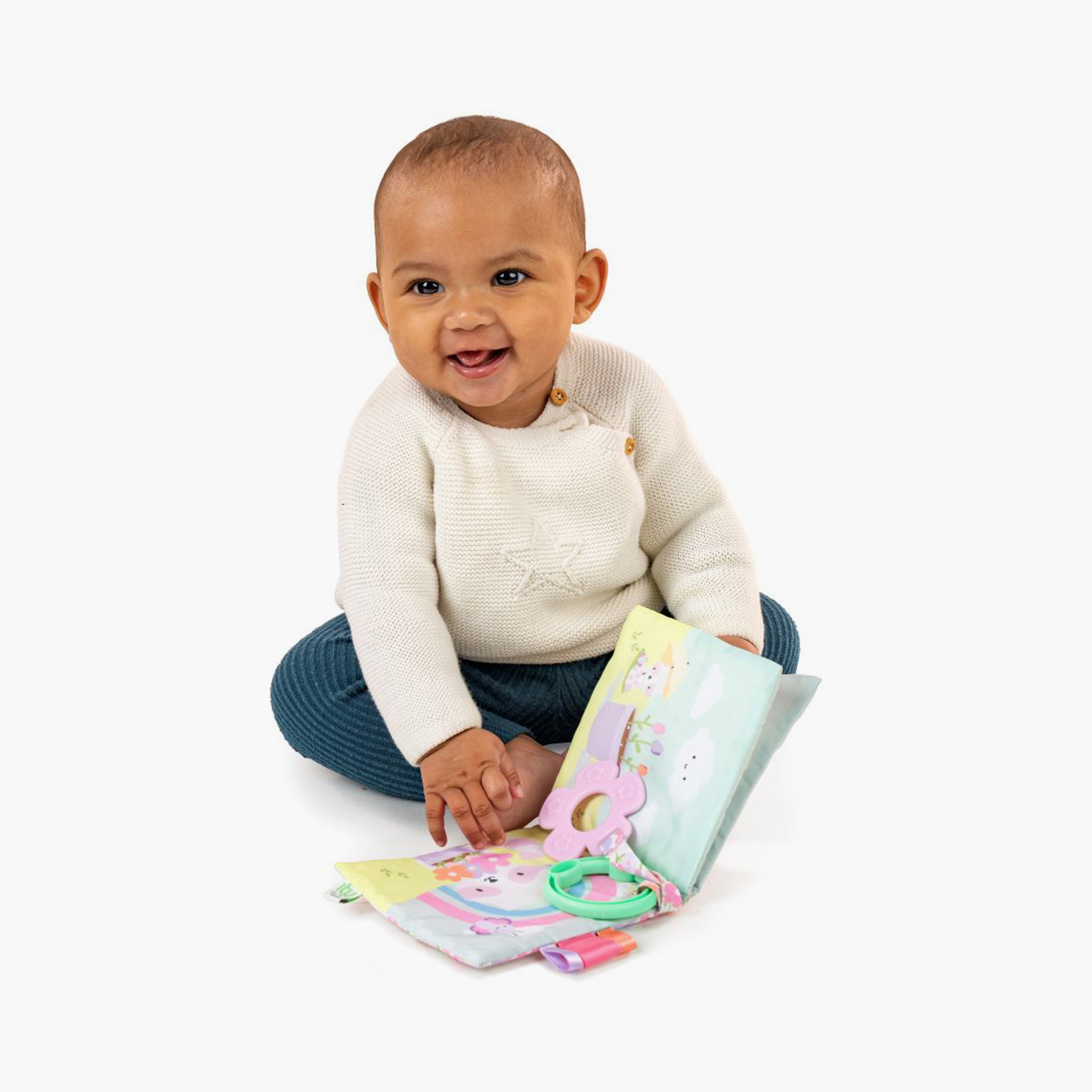 Ingenuity BPA Free Soft Book - Deni - 0-36 Months-toys-babyandtoddlertoys-learningtoys-image-2