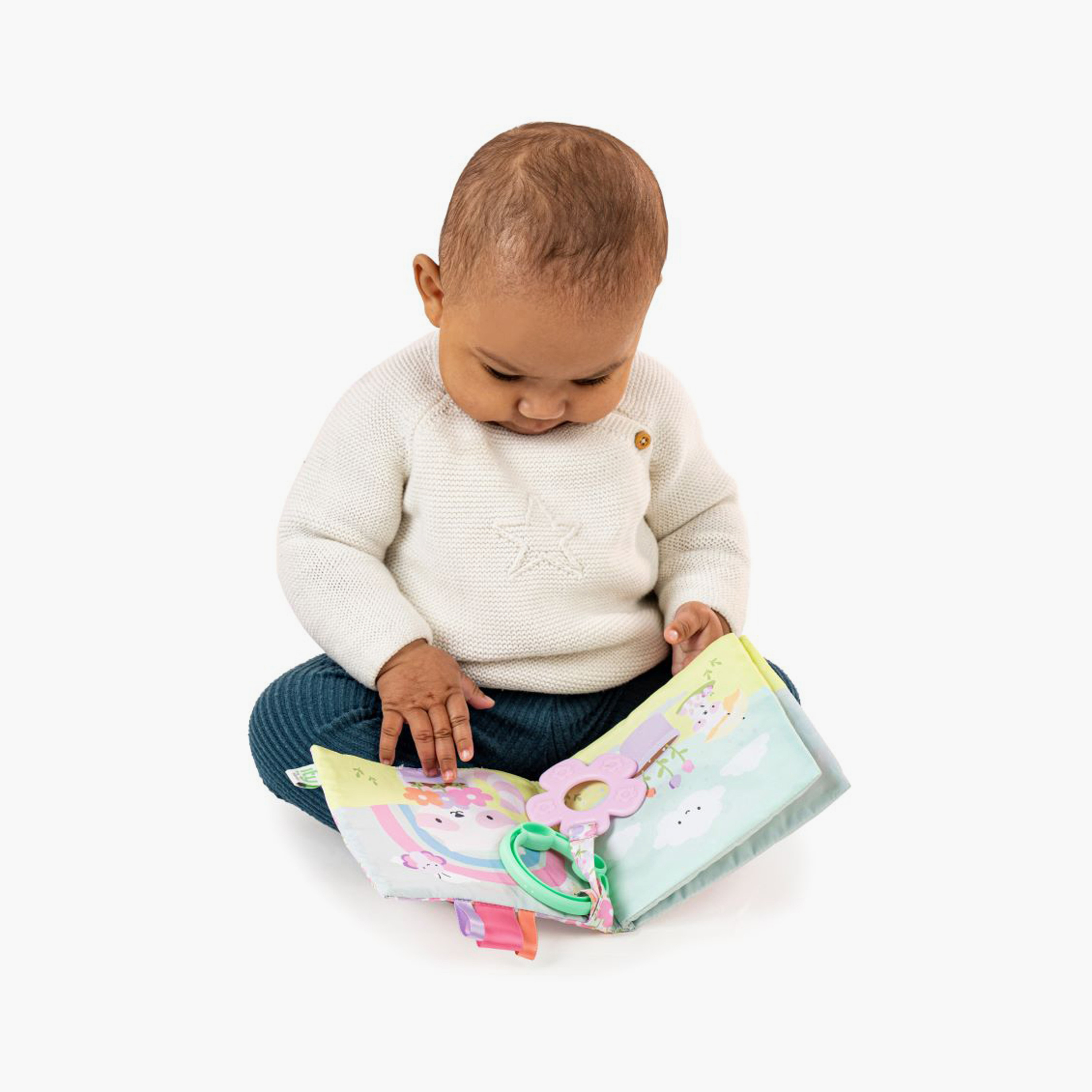 Ingenuity BPA Free Soft Book - Deni - 0-36 Months-toys-babyandtoddlertoys-learningtoys-image-4
