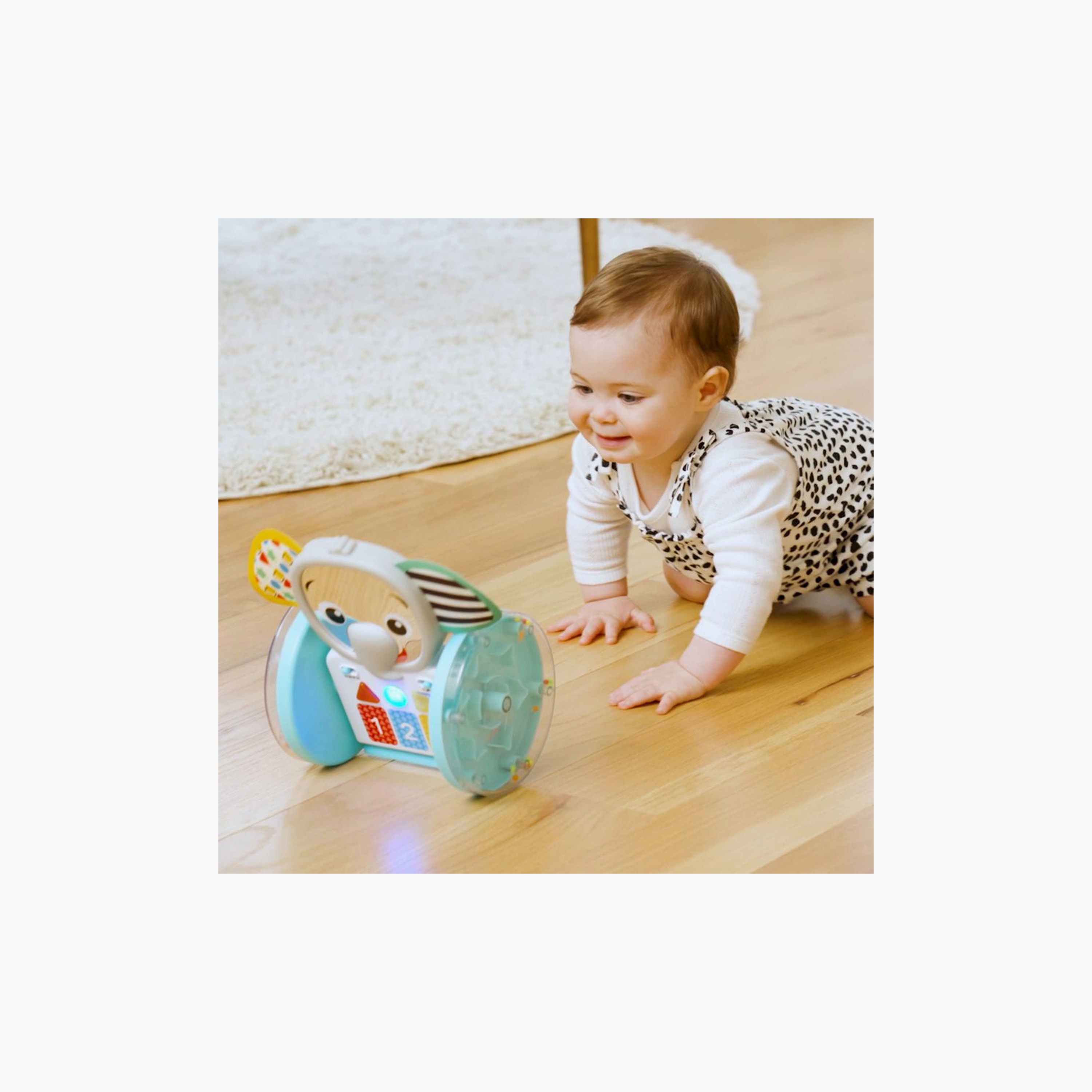Baby Einstein 2-In-1 Chase & Tap Earl Interactive Crawling Toy - 6 Months+-toys-babyandtoddlertoys-learningtoys-image-2