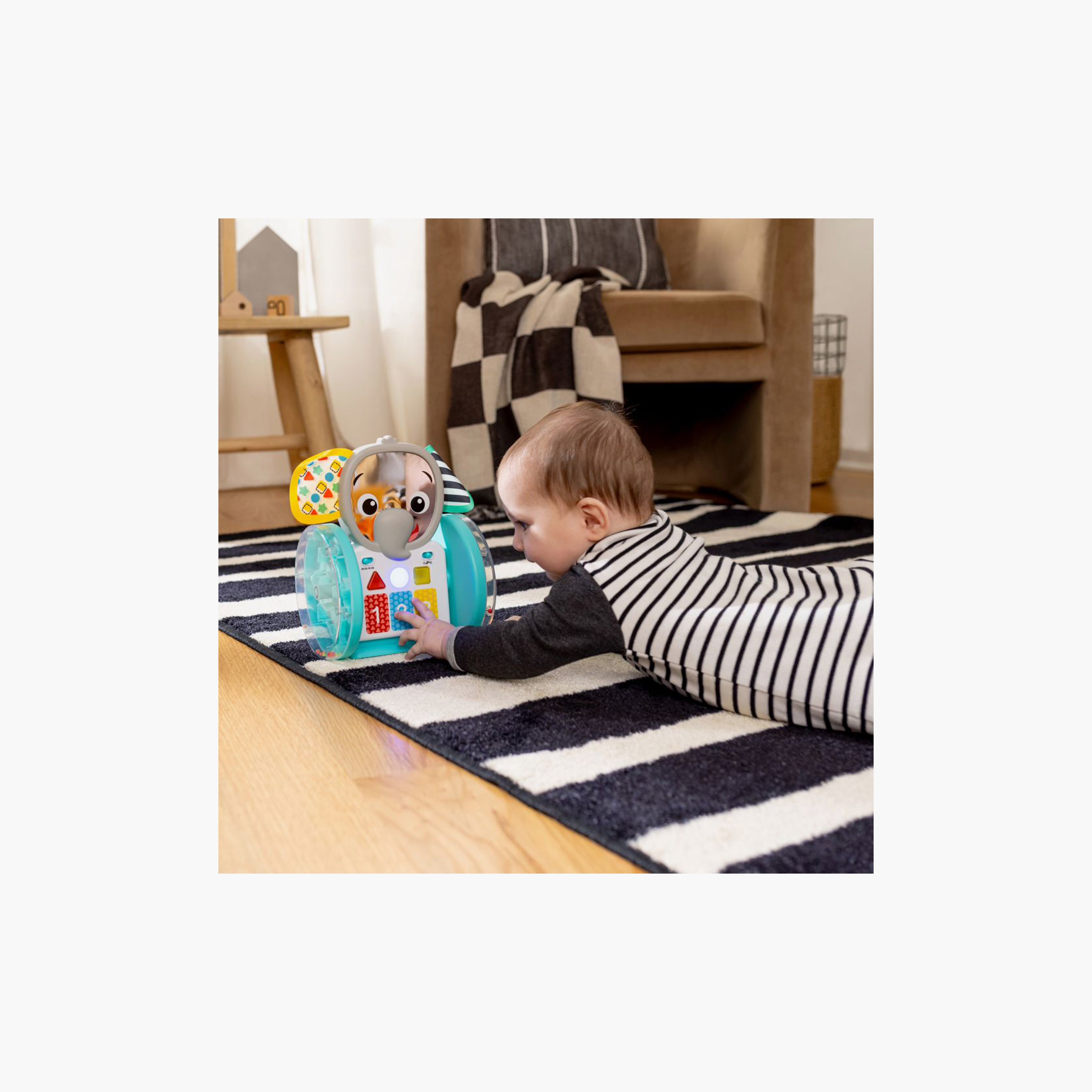 Baby Einstein 2-In-1 Chase & Tap Earl Interactive Crawling Toy - 6 Months+-toys-babyandtoddlertoys-learningtoys-image-3