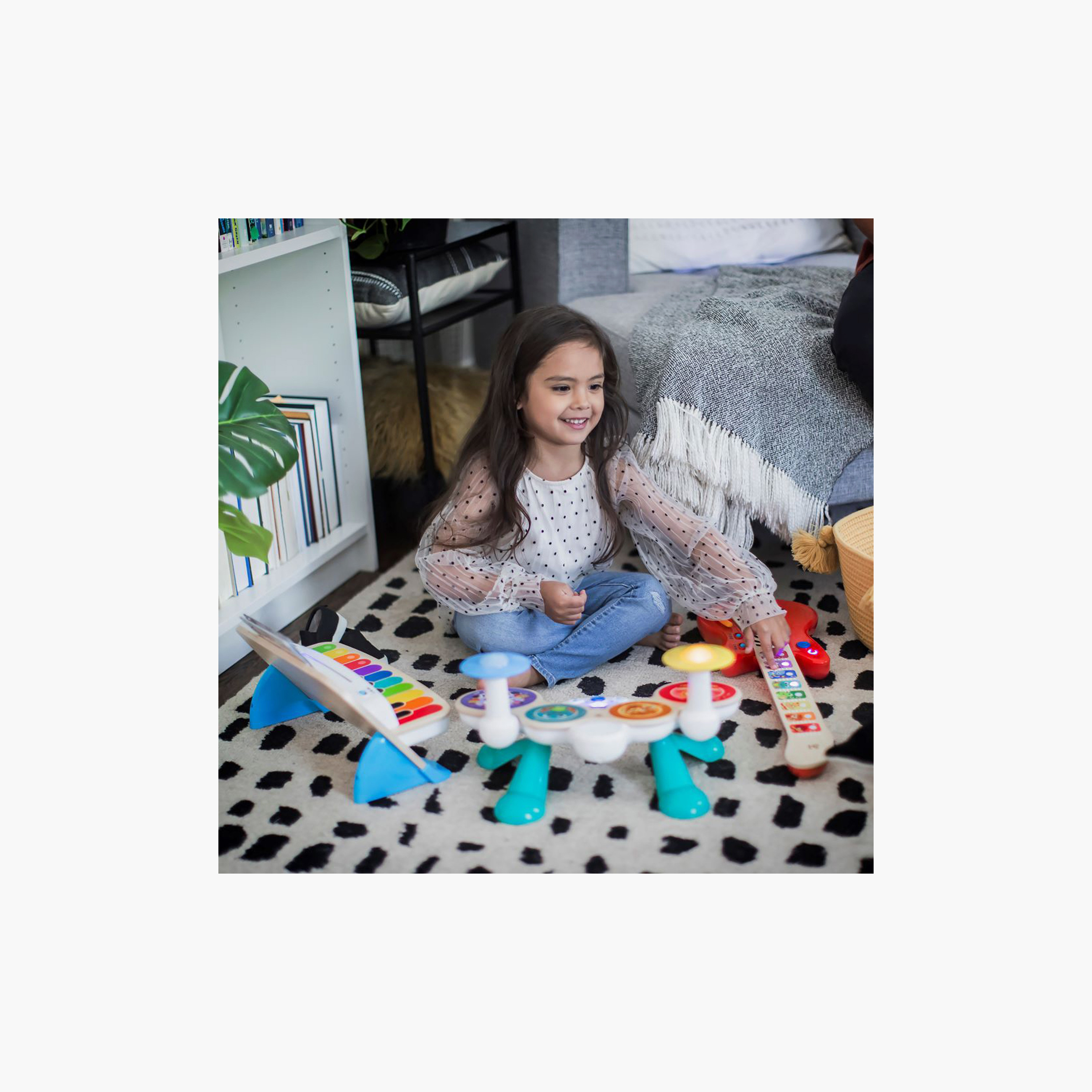 Baby Einstein Together in Tune Drums​ Safe Wireless Wooden Musical Toddler Toy - 12 Months+-toys-babyandtoddlertoys-lightsandmusicaltoys-image-3