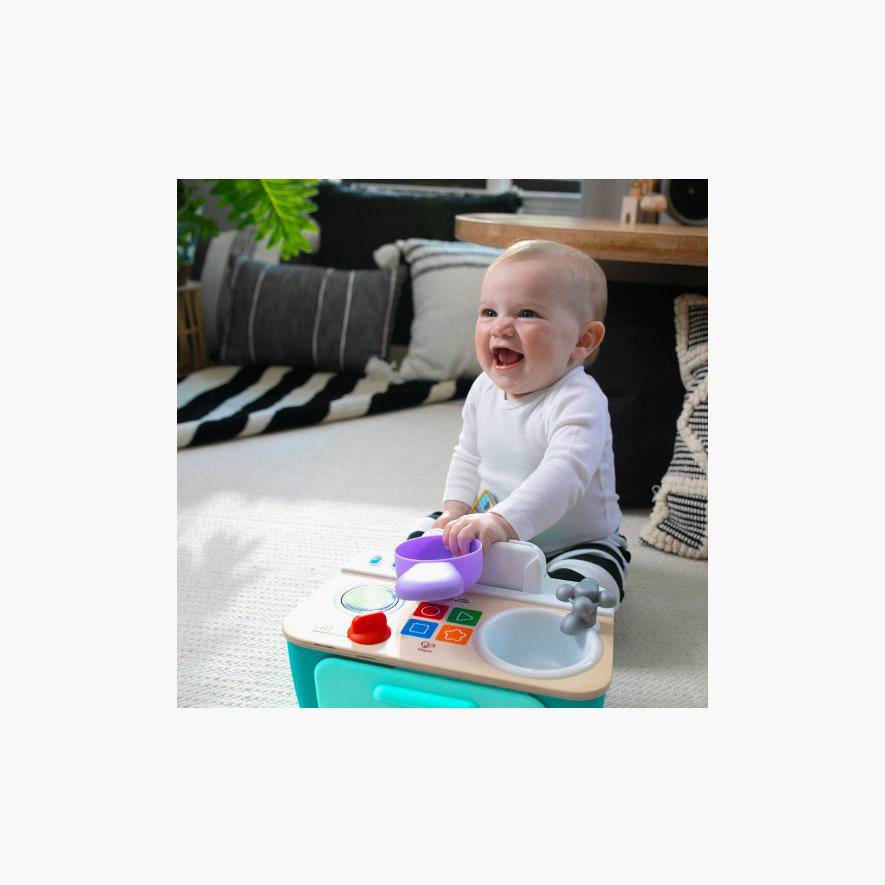 Baby Einstein Hape Magic Touch Kitchen Pretend to Cook Toy with Real Sounds & Music - 9 Months+-toys-dollsandplaysets-dollhouses-image-3