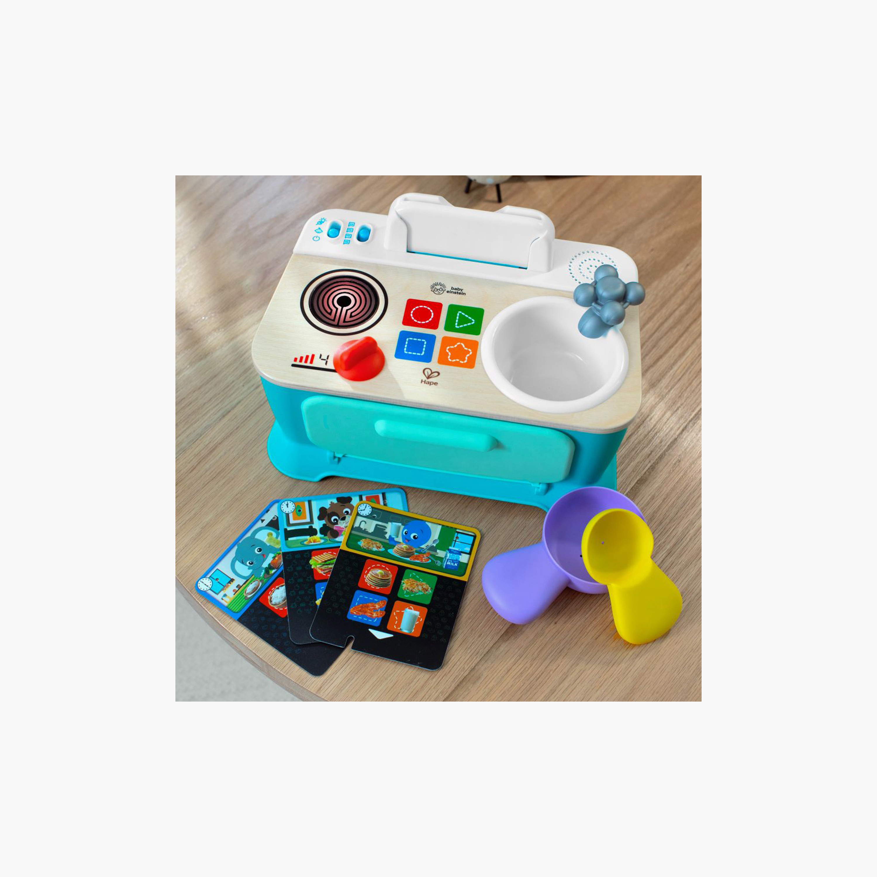 Baby Einstein Hape Magic Touch Kitchen Pretend to Cook Toy with Real Sounds & Music - 9 Months+-toys-dollsandplaysets-dollhouses-image-7