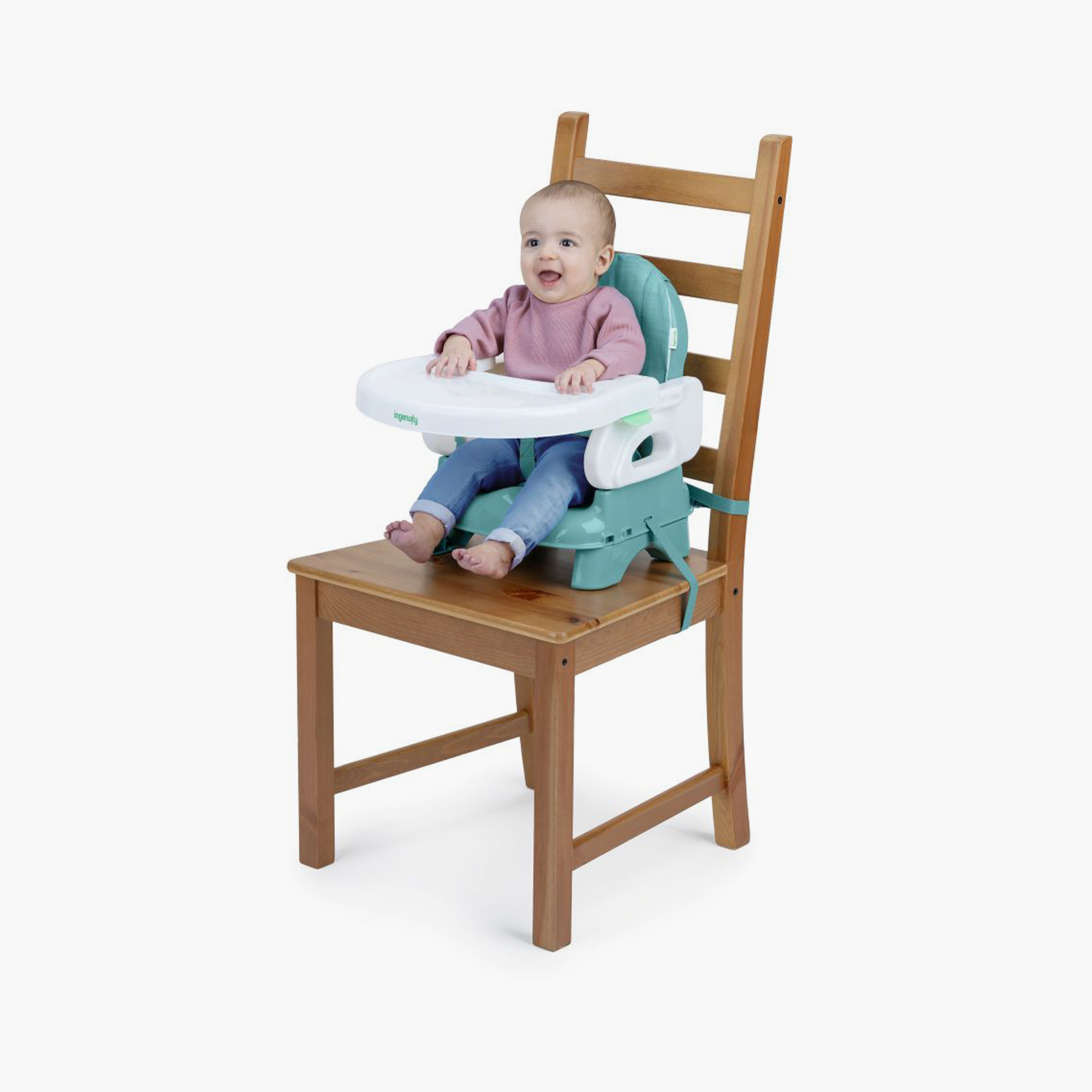 Ingenuity Deluxe Comfort Adjustable & Folding Booster Seat - 6 Months to 3 Years-baby-feeding-highchairsandboosters-image-3