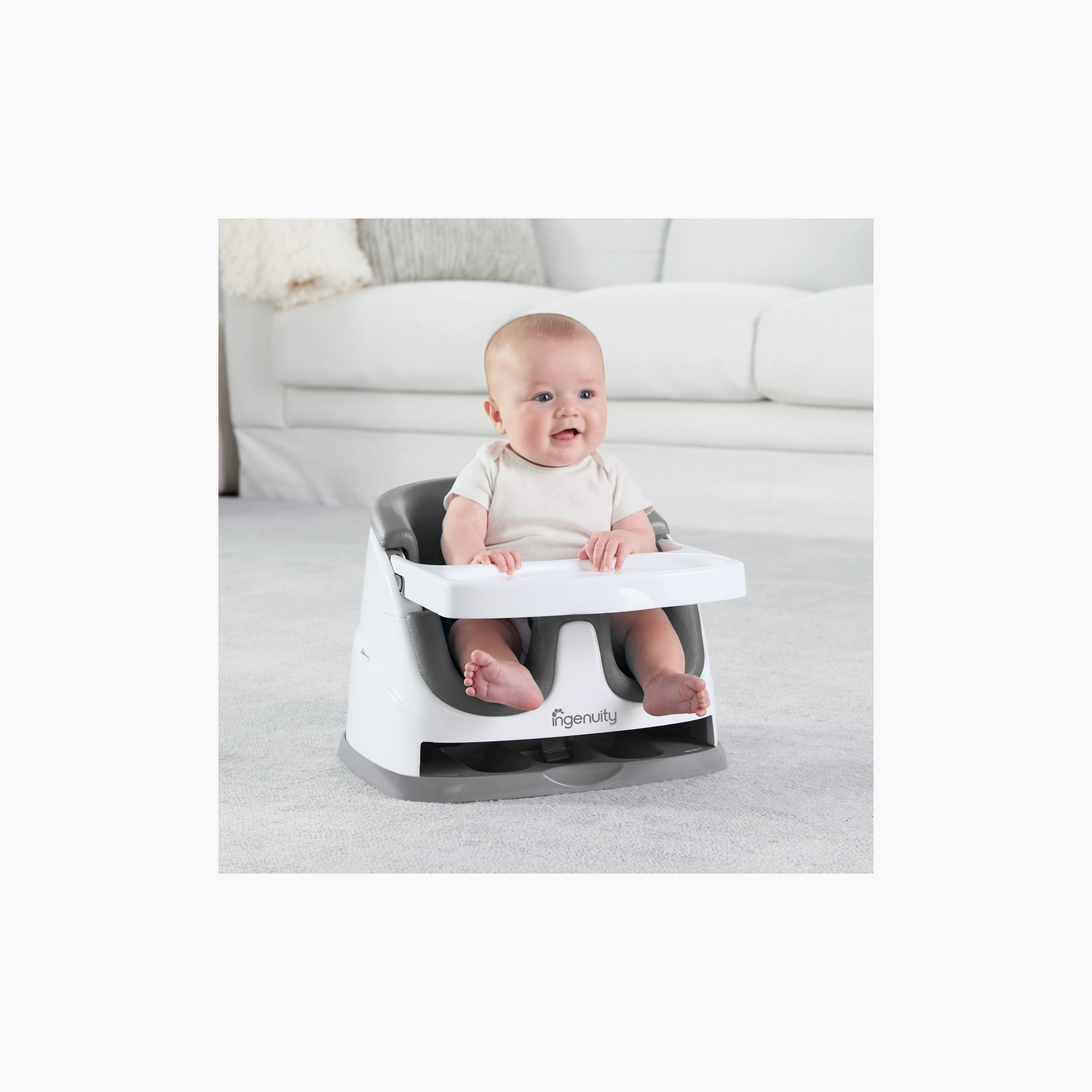 Ingenuity Baby Base 2-in-1 Booster Seat - 6 Months +-baby-feeding-highchairsandboosters-image-7