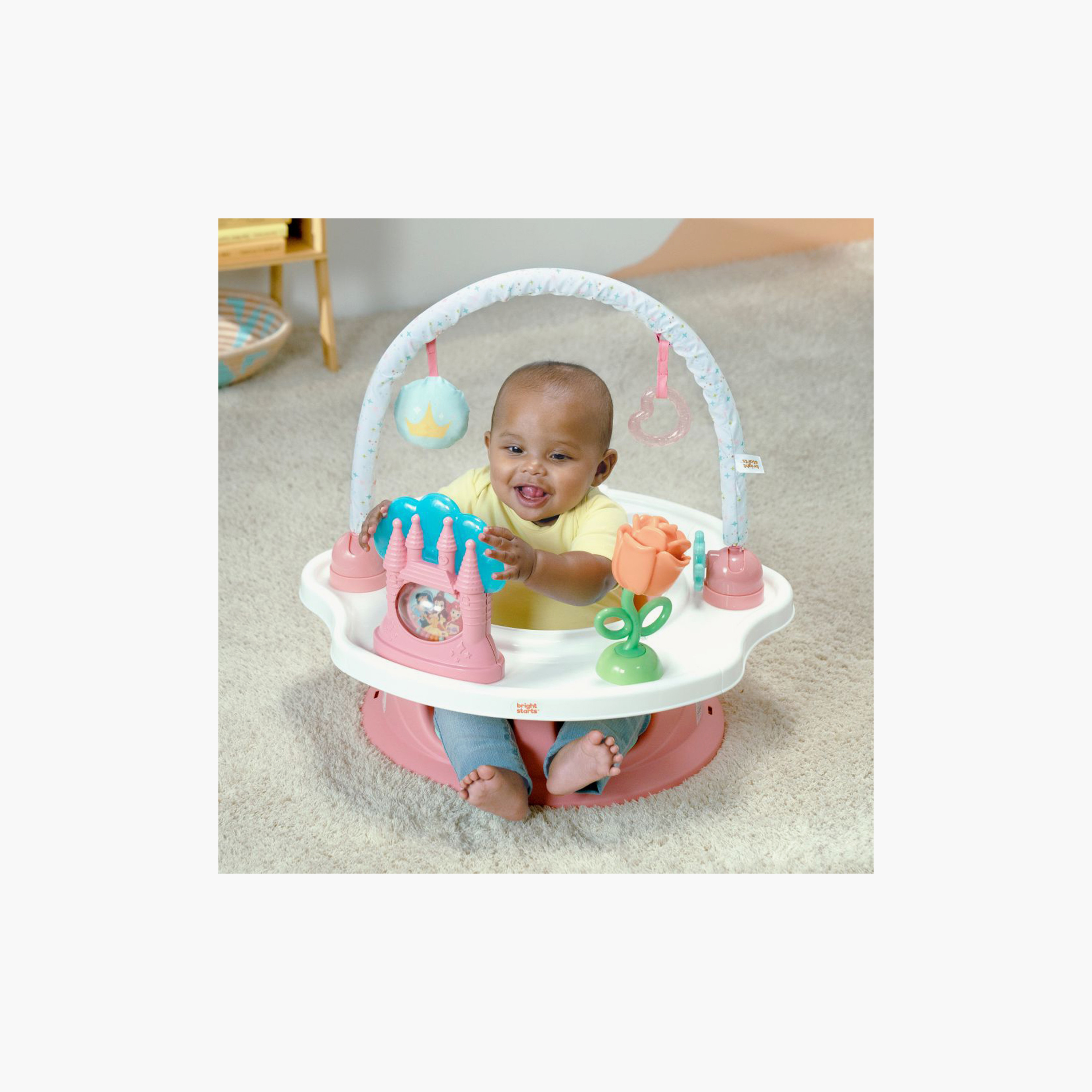 Bright Starts Disney Princess 3-in-1 Super Seat - 6 Months to 3 Years-toys-babyandtoddlertoys-rattlesandteethers-image-2