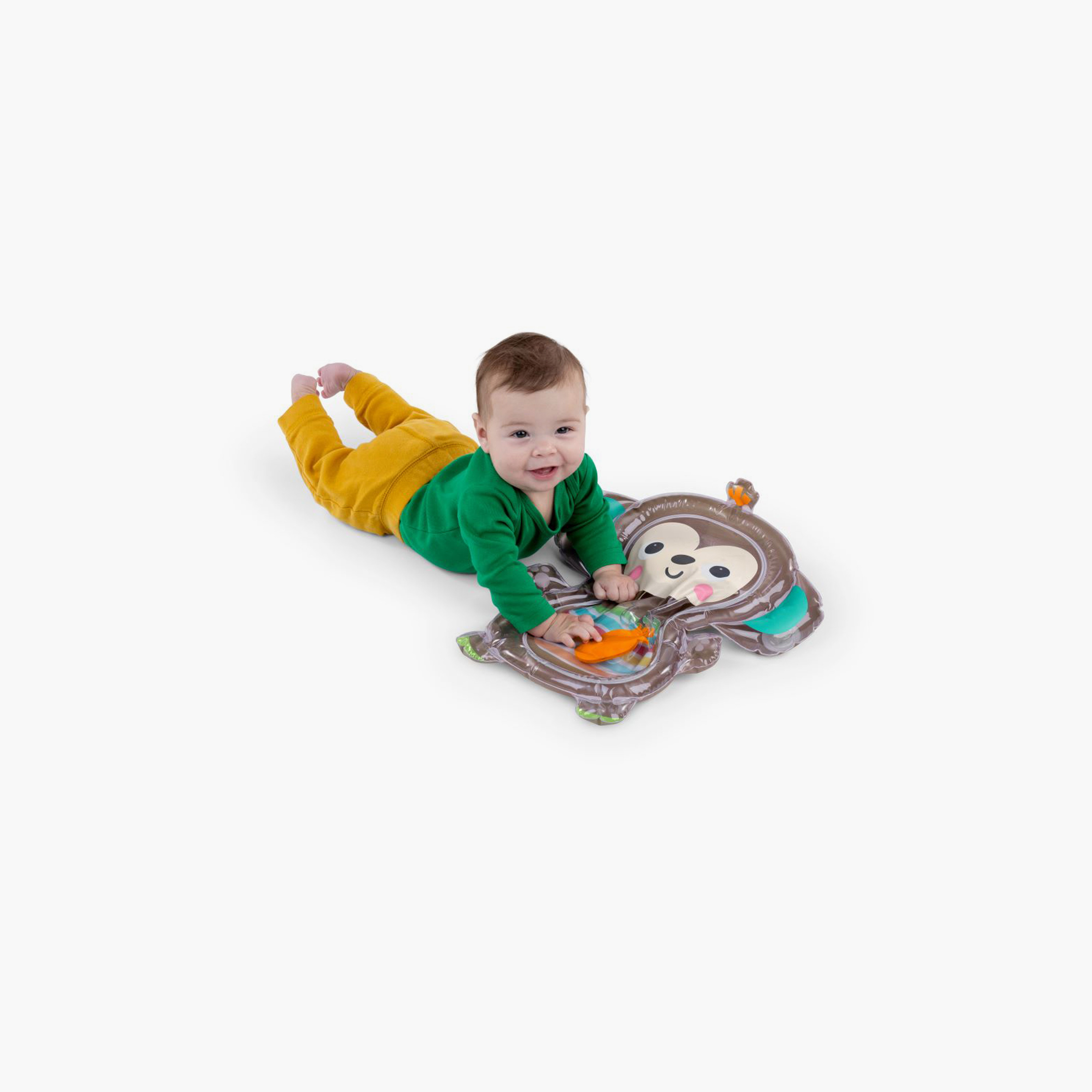 Bright Starts Hungry Monkey Tummy Time Water Mat - 0-12 Months-baby-infantactivity-playpensandplaymats-image-1