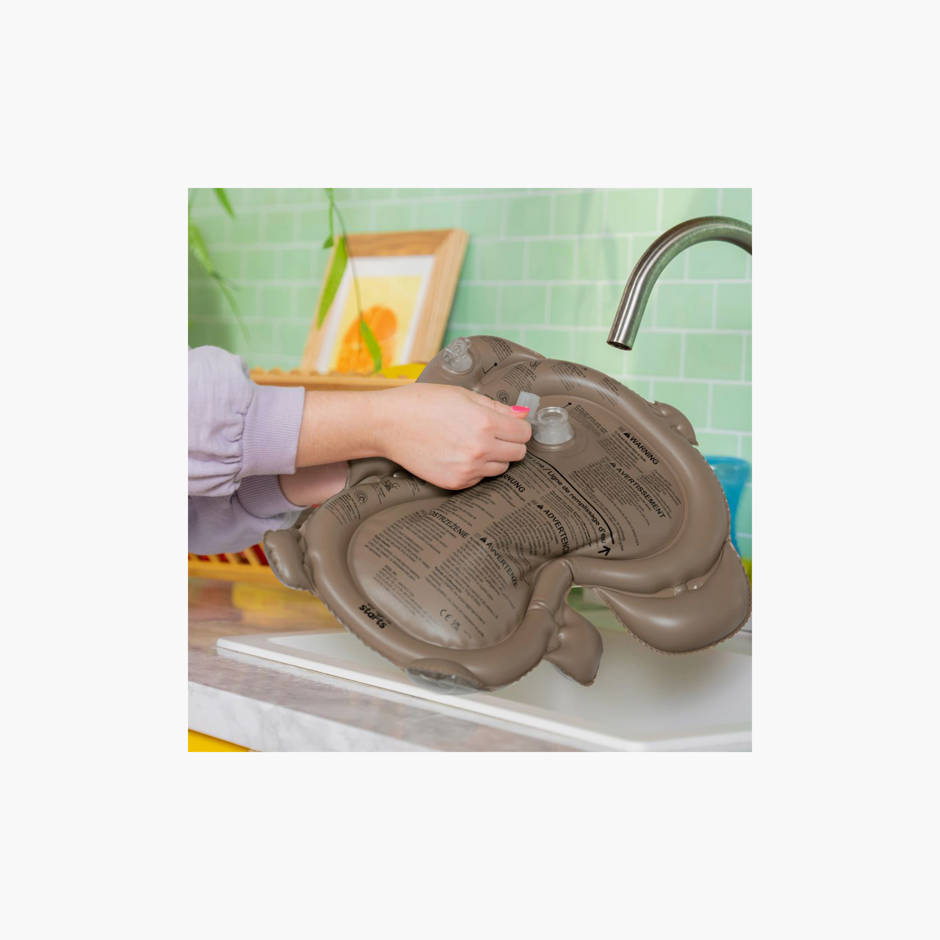 Bright Starts Hungry Monkey Tummy Time Water Mat - 0-12 Months-baby-infantactivity-playpensandplaymats-image-4