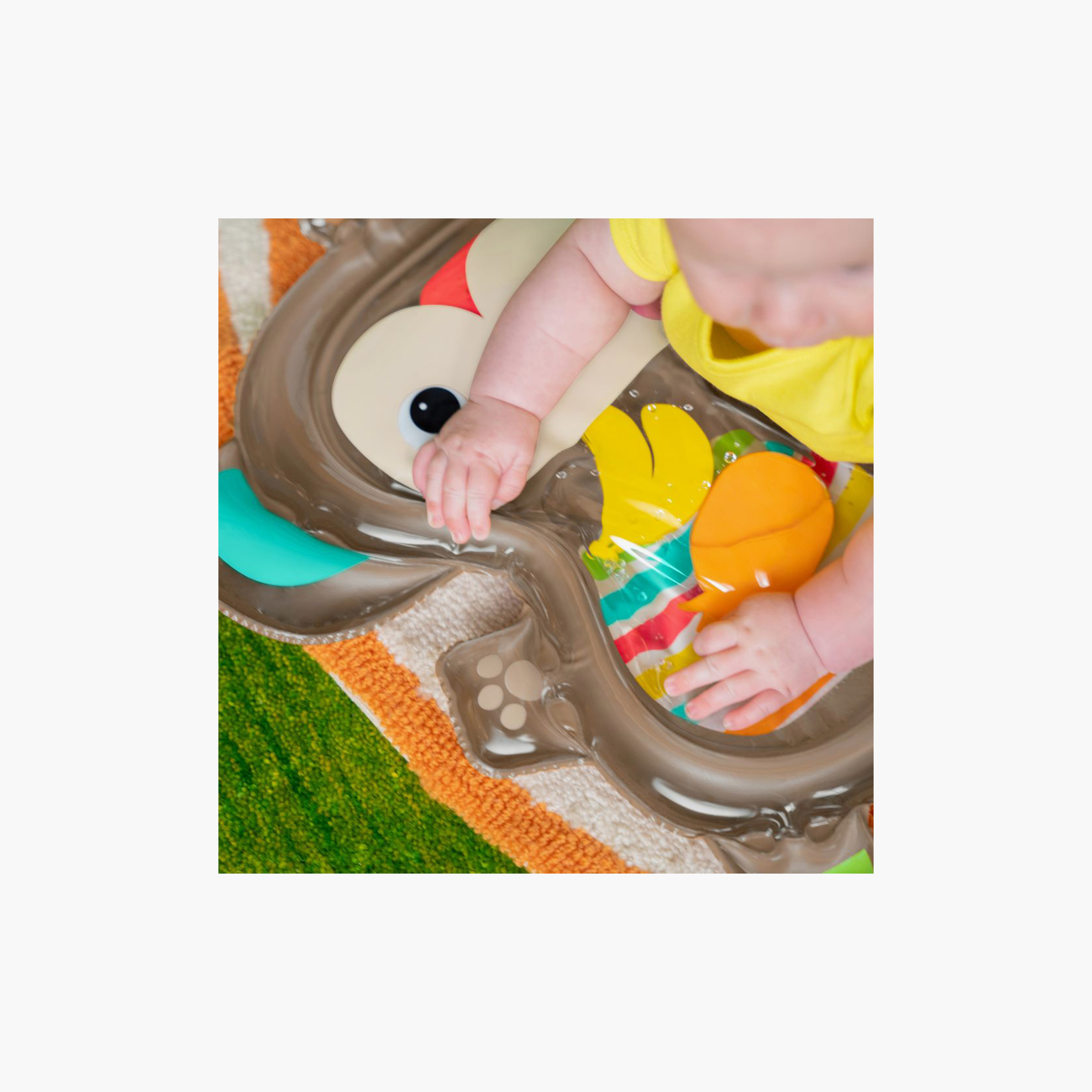 Bright Starts Hungry Monkey Tummy Time Water Mat - 0-12 Months-baby-infantactivity-playpensandplaymats-image-6