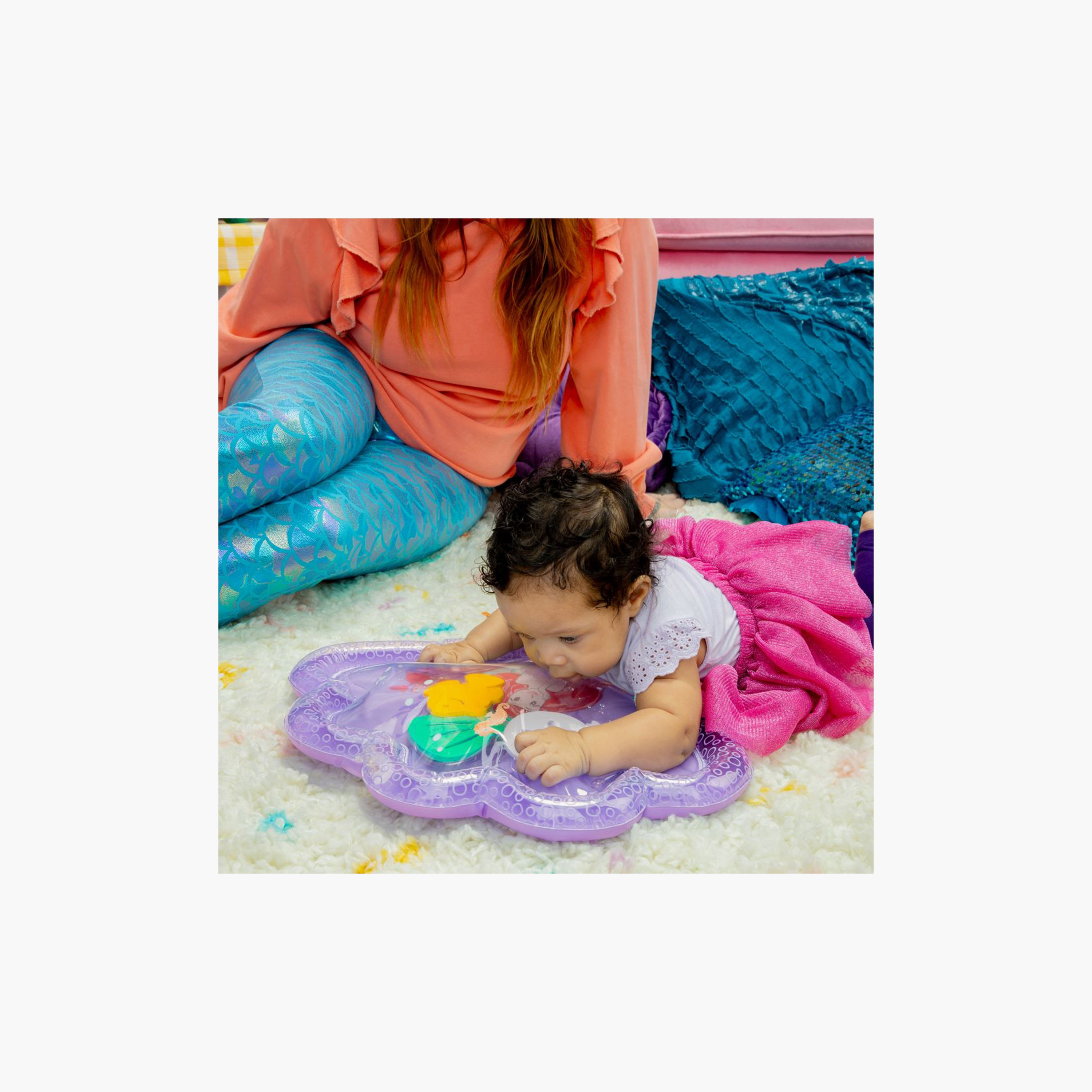 Bright Starts Disney Princess Ariel Tummy Time Water Mat - Newborn+-baby-infantactivity-playpensandplaymats-image-2