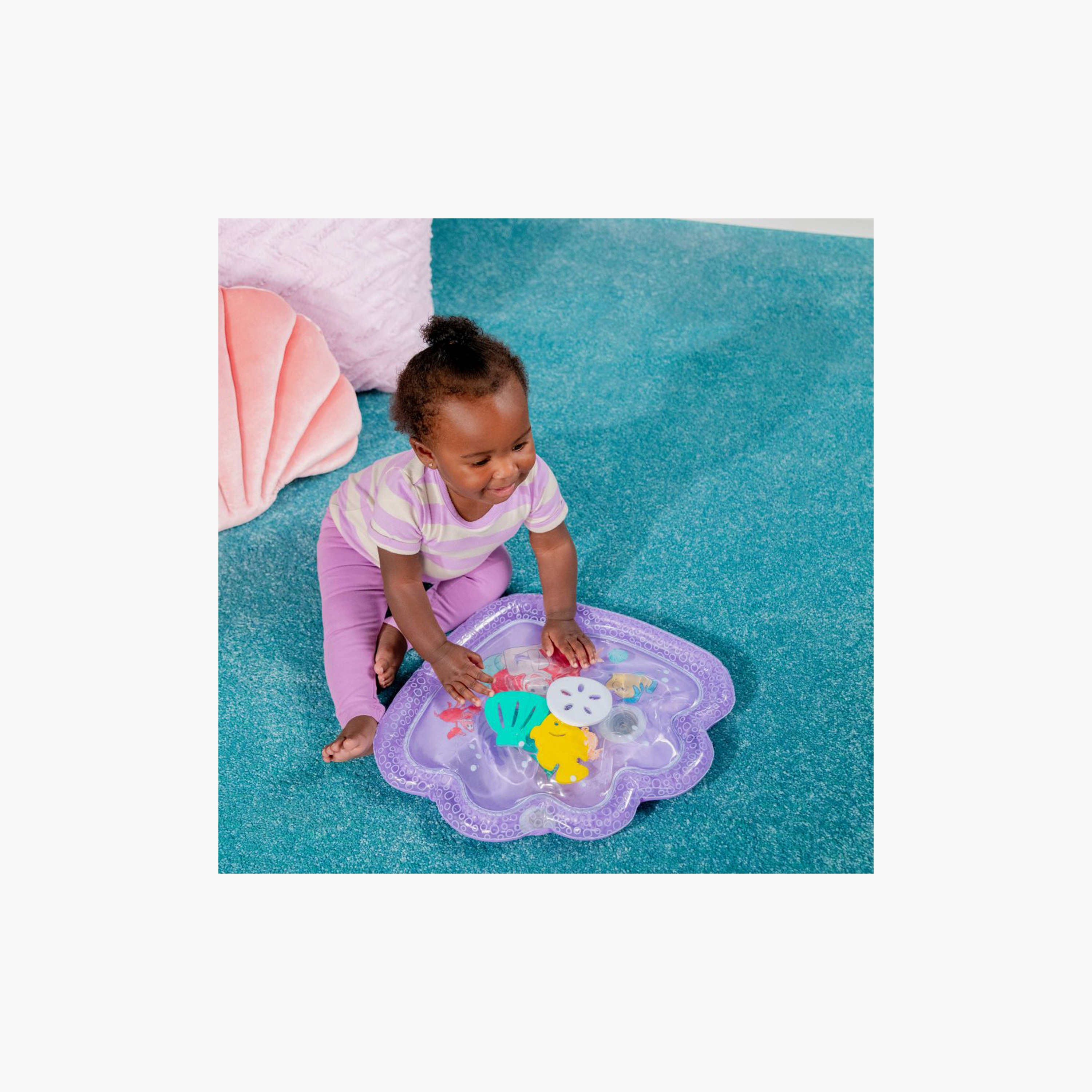 Bright Starts Disney Princess Ariel Tummy Time Water Mat - Newborn+-baby-infantactivity-playpensandplaymats-image-4