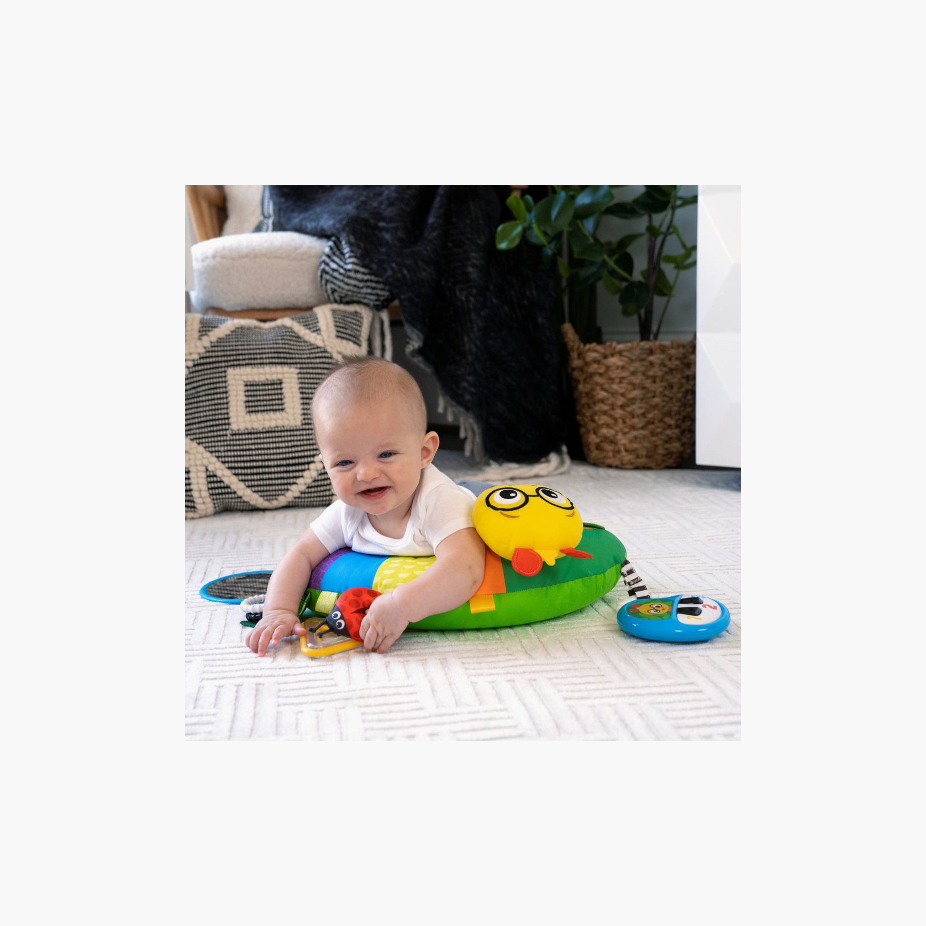 Baby Einstein Cal-A-Pillow Tummy Time Activity Pillow - 0-12 months-toys-babyandtoddlertoys-learningtoys-image-2