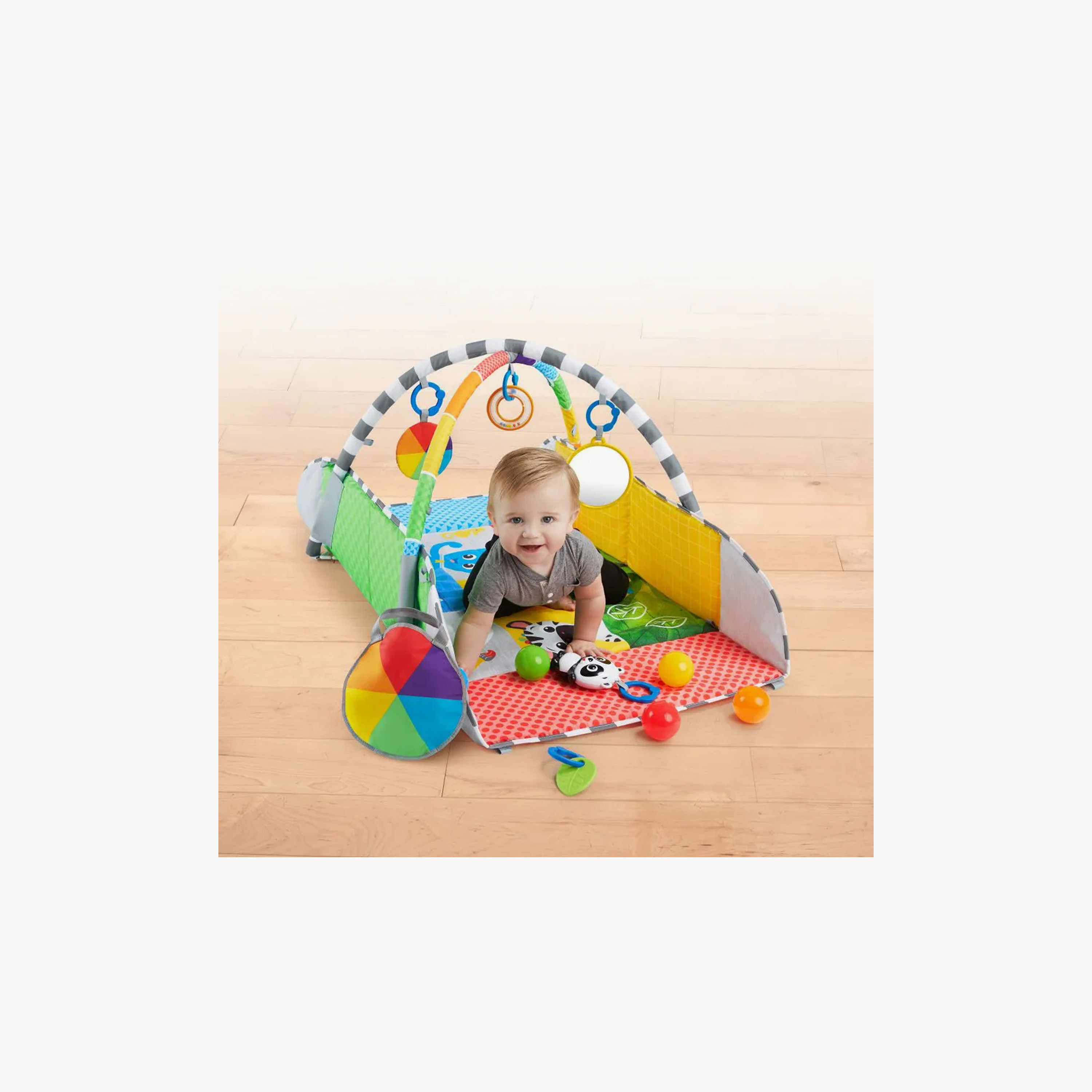 Baby Einstein 5-in-1 Patch's Playspace Activity Mat & Ball Pit Gym with Music - Newborn+-baby-infantactivity-playgyms-image-2