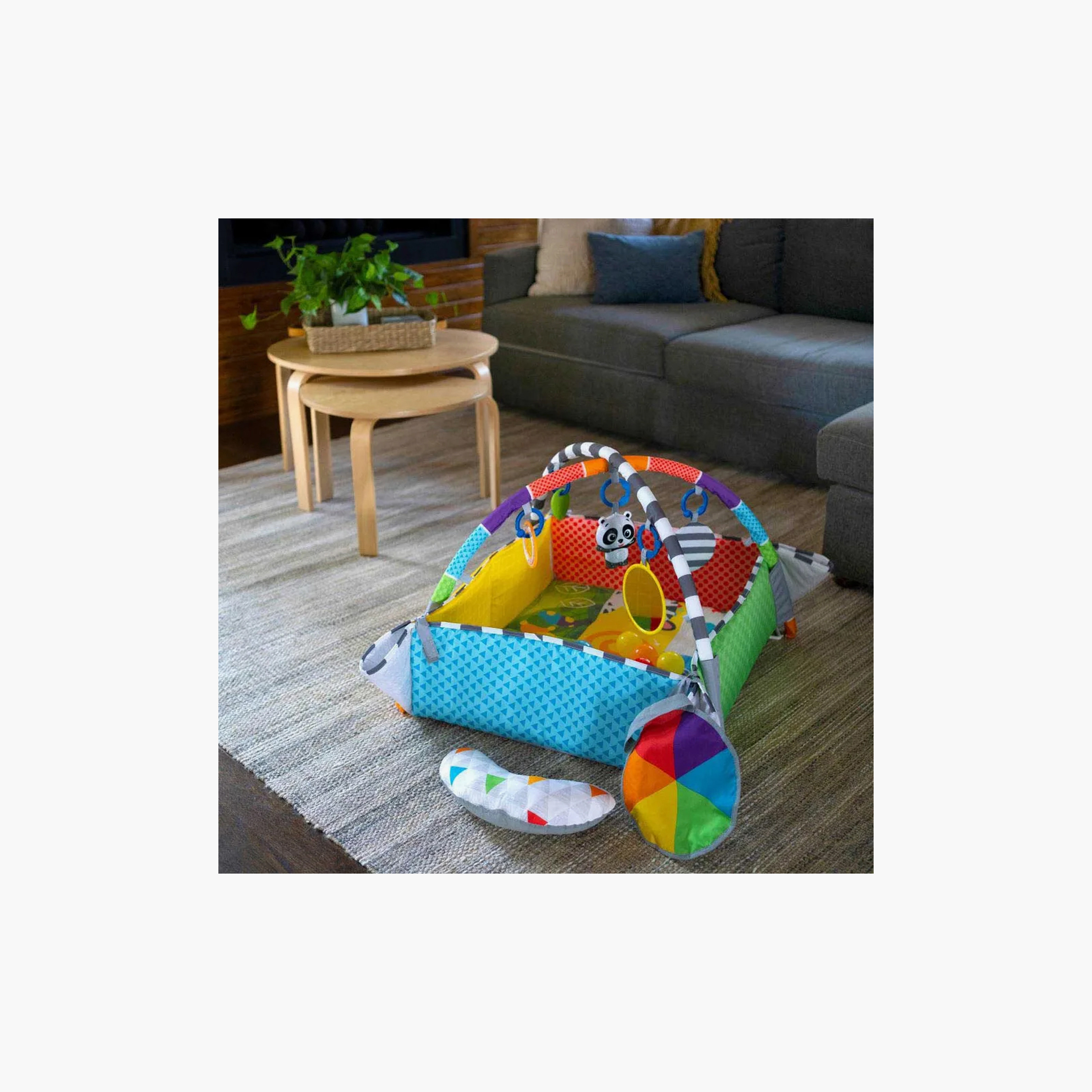 Baby Einstein 5-in-1 Patch's Playspace Activity Mat & Ball Pit Gym with Music - Newborn+-baby-infantactivity-playgyms-image-4
