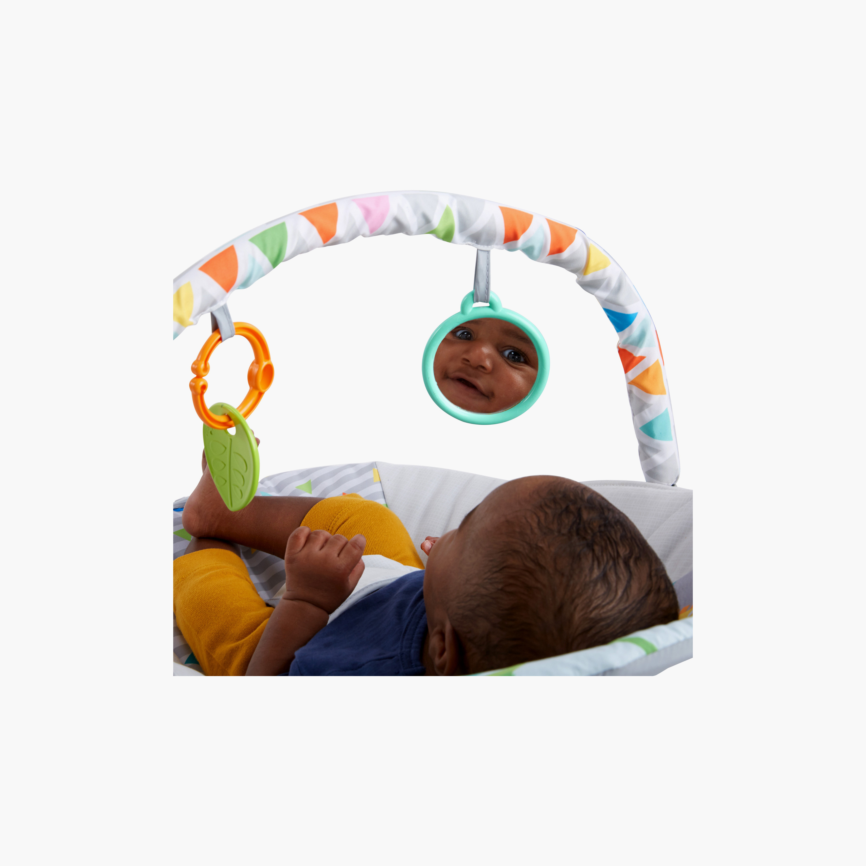 كرسي هزاز  سافاري فان  من برايت ستارتس - للأطفال من 0 إلى 6 أشهر-baby-infantactivity-bouncers-image-5