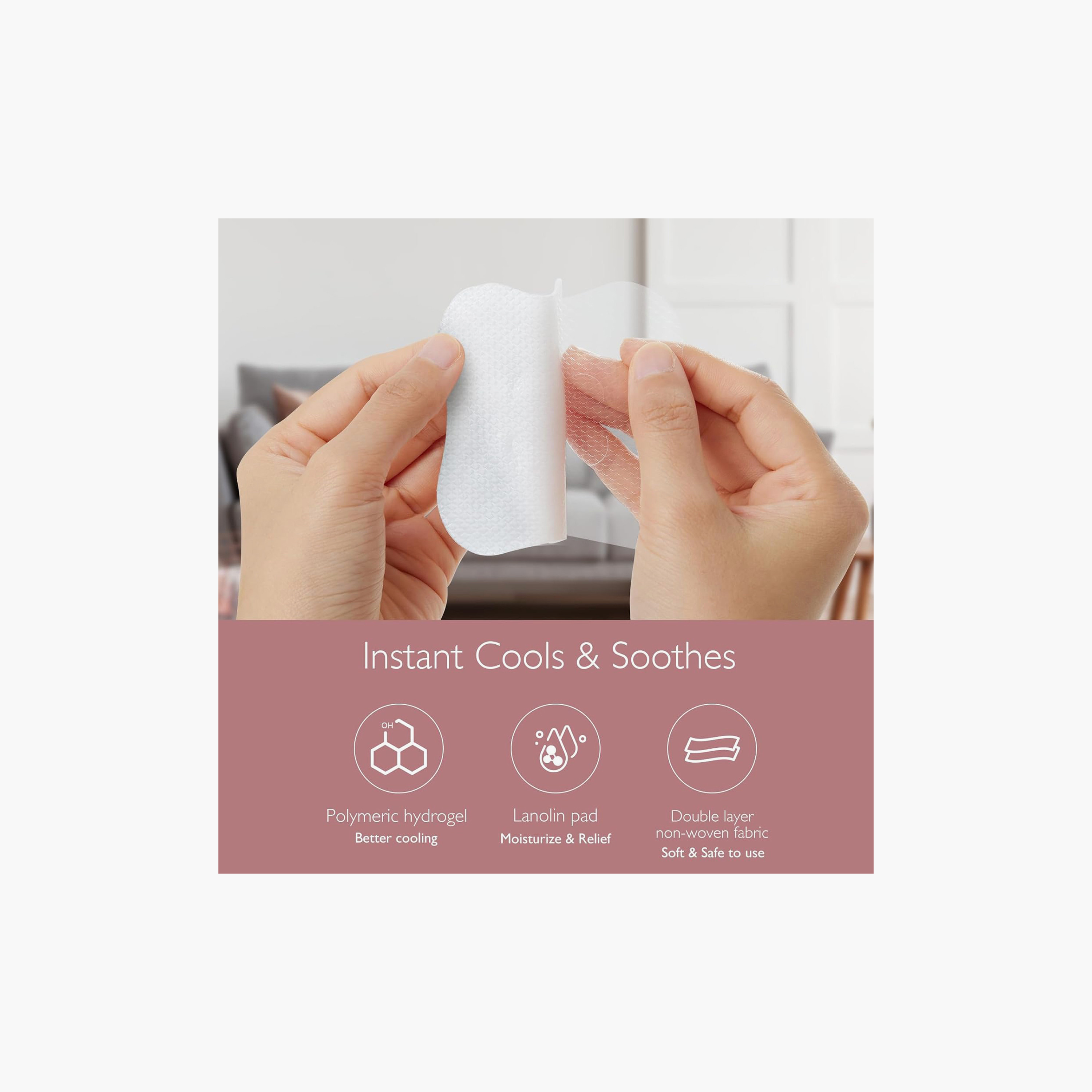 Momcozy 6-Piece Hydrogel Breast Pads with Cooling Gel & Lanolin-baby-feeding-breastfeedingandcare-image-2