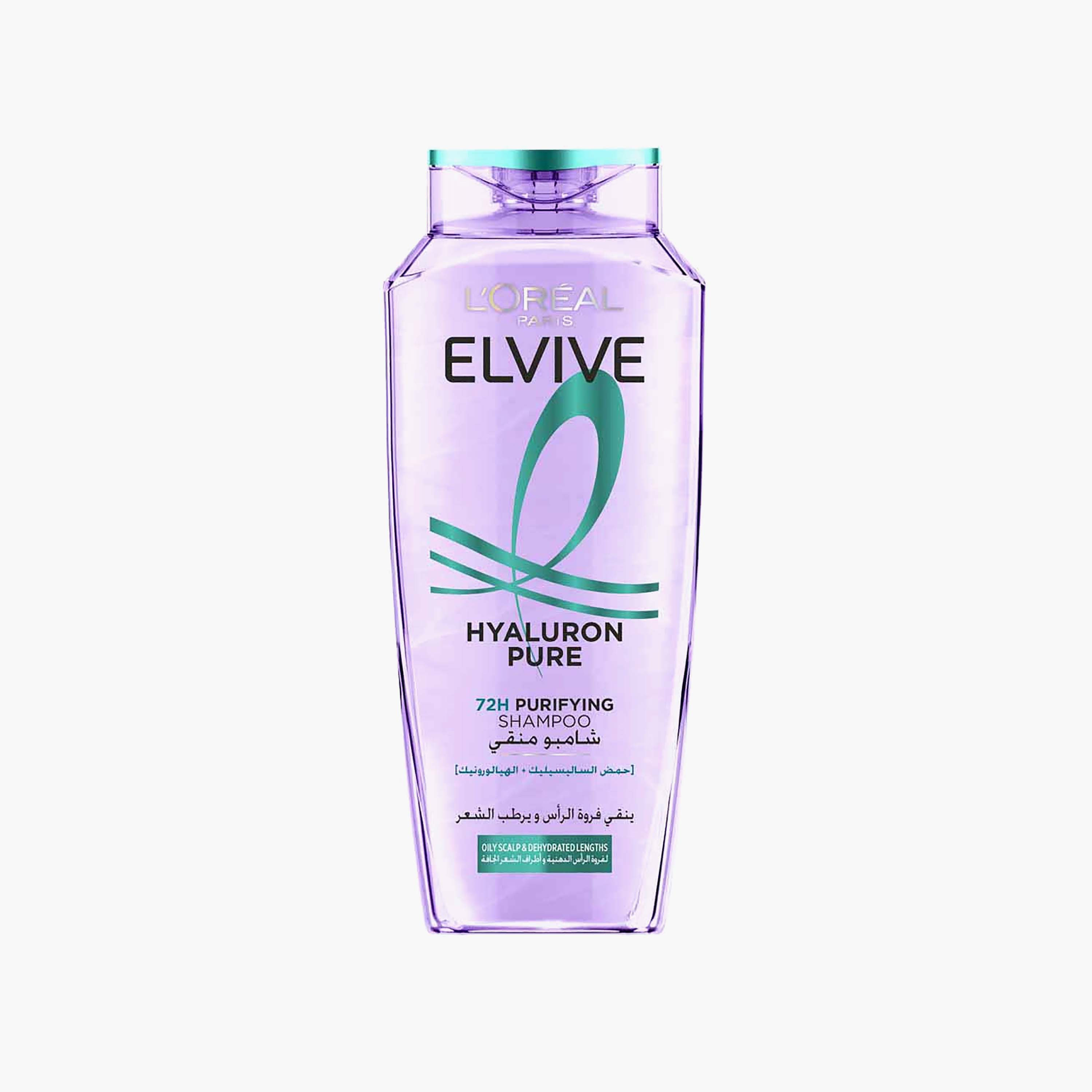 L'Oreal Elvive Hyaluron Pure Shampoo 400ml-beautyandpersonalcare-hair-haircare-shampoos-image-1