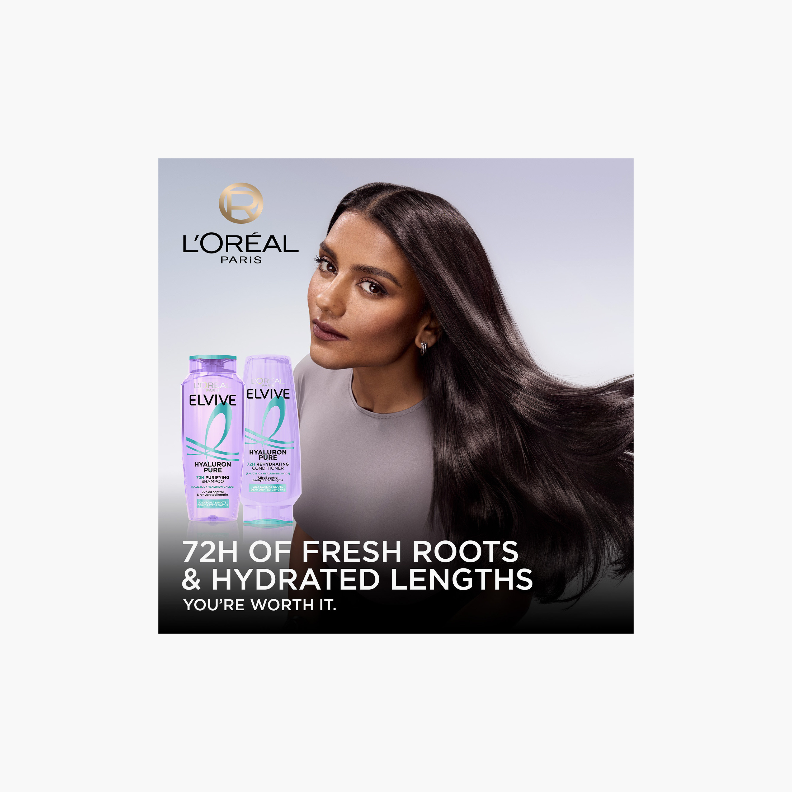 L'Oreal Elvive Hyaluron Pure Shampoo 400ml-beautyandpersonalcare-hair-haircare-shampoos-image-5