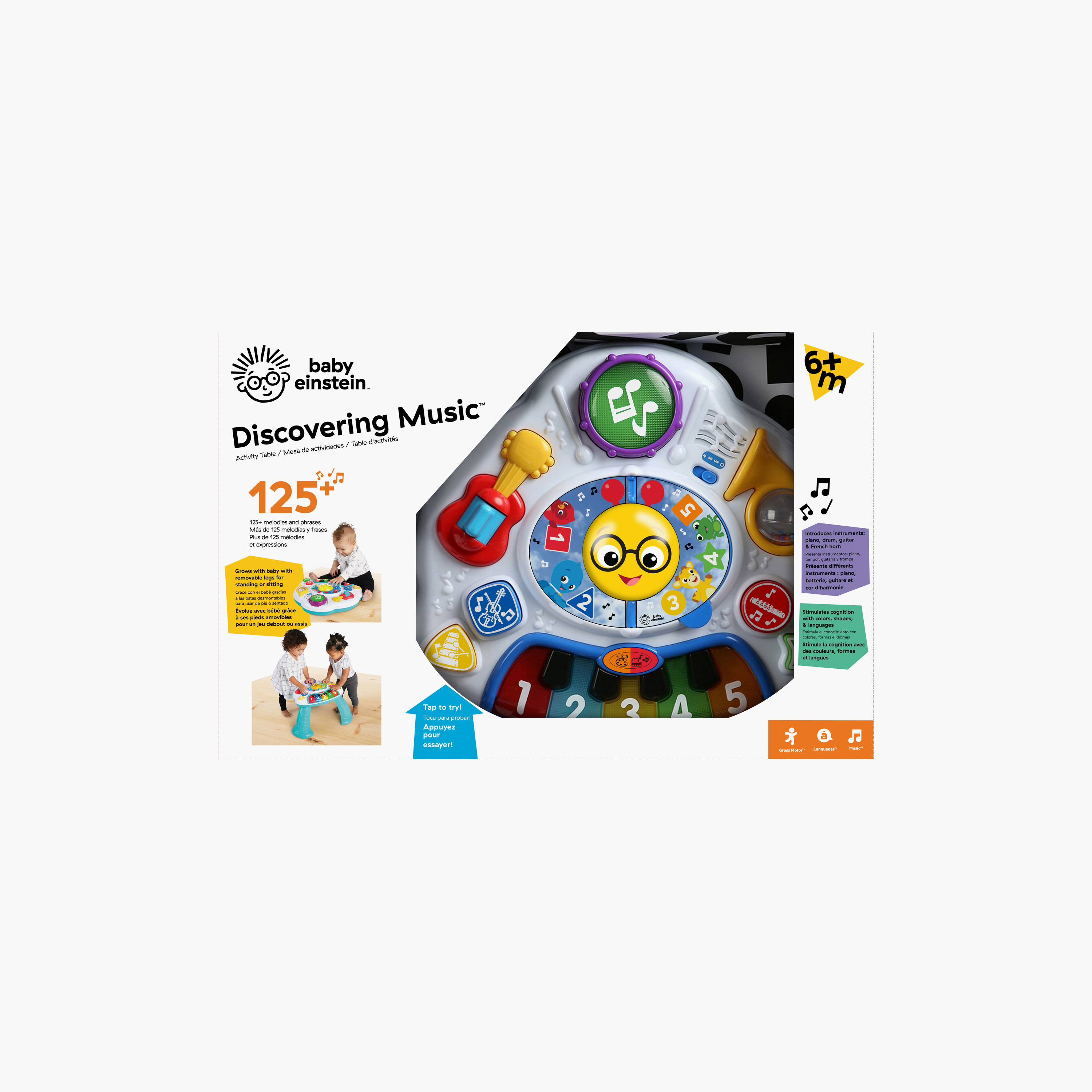 Baby Einstein Discovering Music Activity Table - 6 Months+-toys-babyandtoddlertoys-lightsandmusicaltoys-image-7