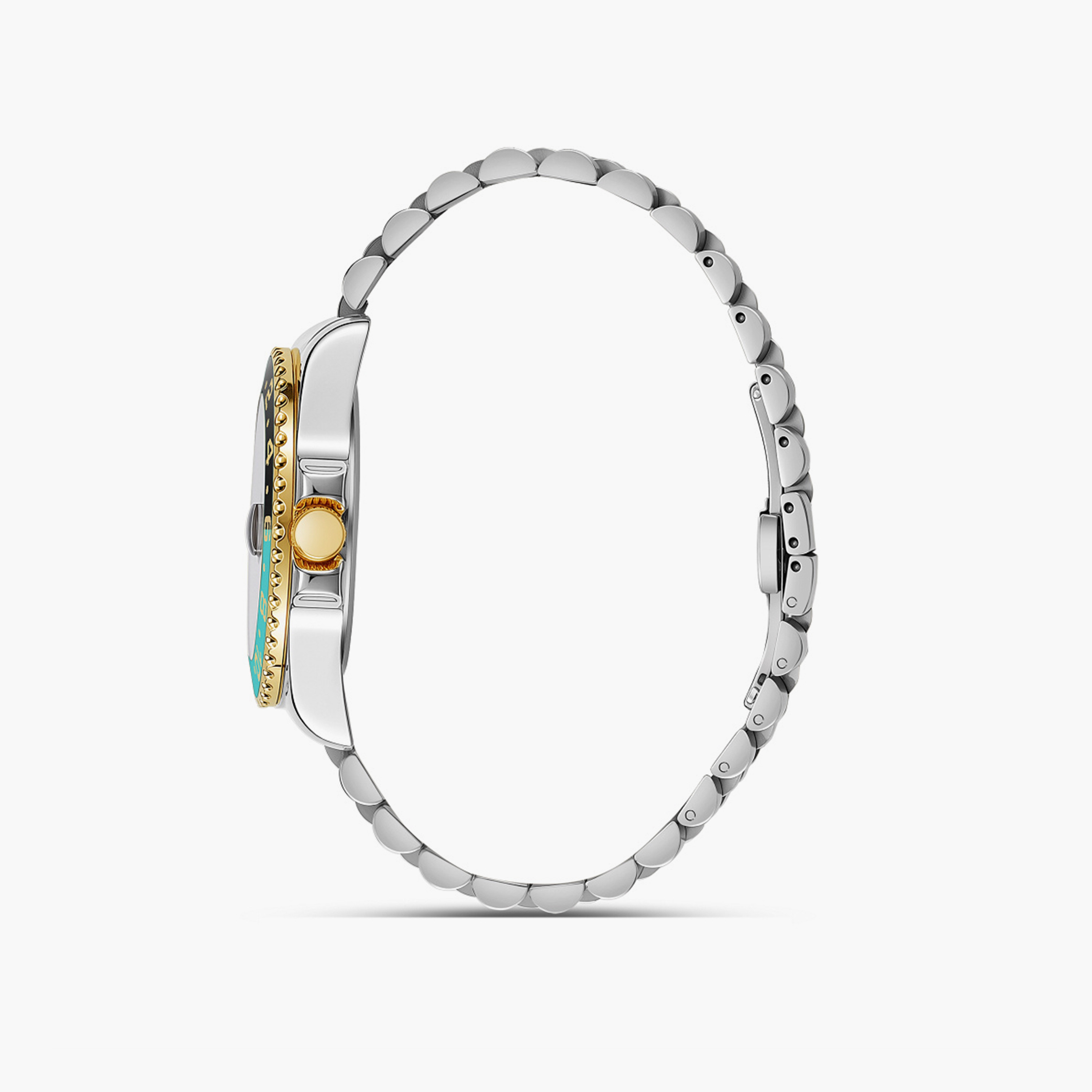 Omax Men's 40MM Dual Tone Analog Metal Strap Watch | SQ-AD001T2II-men-watchesandjewellery-watches-image-2