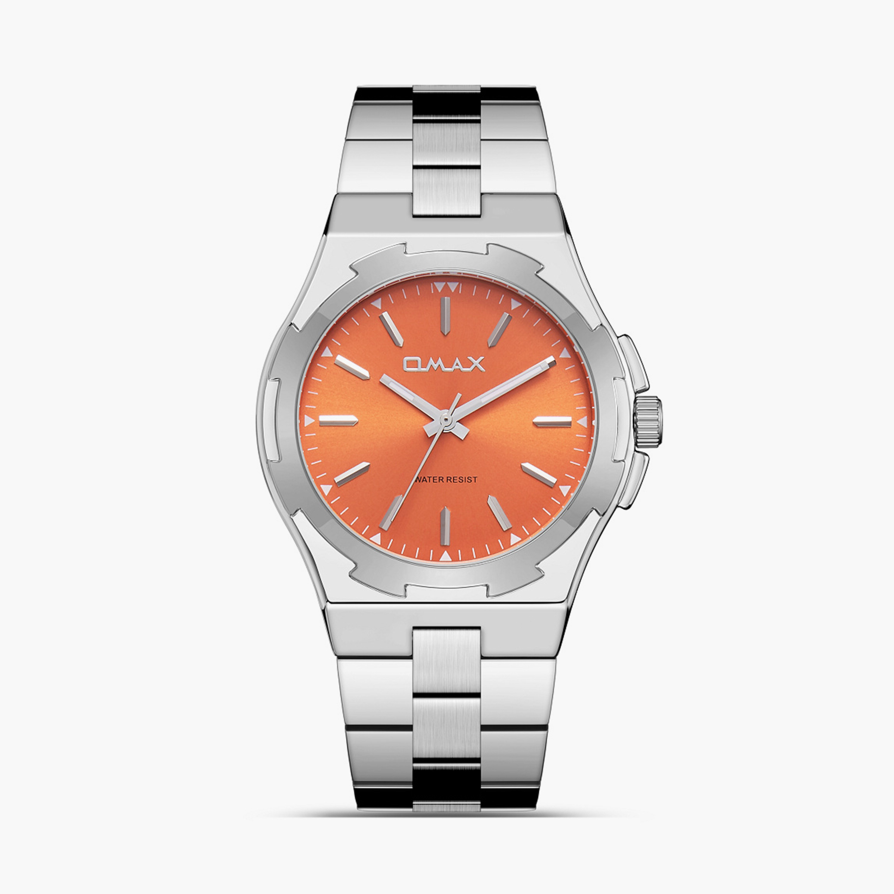 أوماكس- ساعة تناظرية   للرجال  سوار معدني  لون فضي   40مم | SQ-AS001P63I-men-watchesandjewellery-watches-image-4