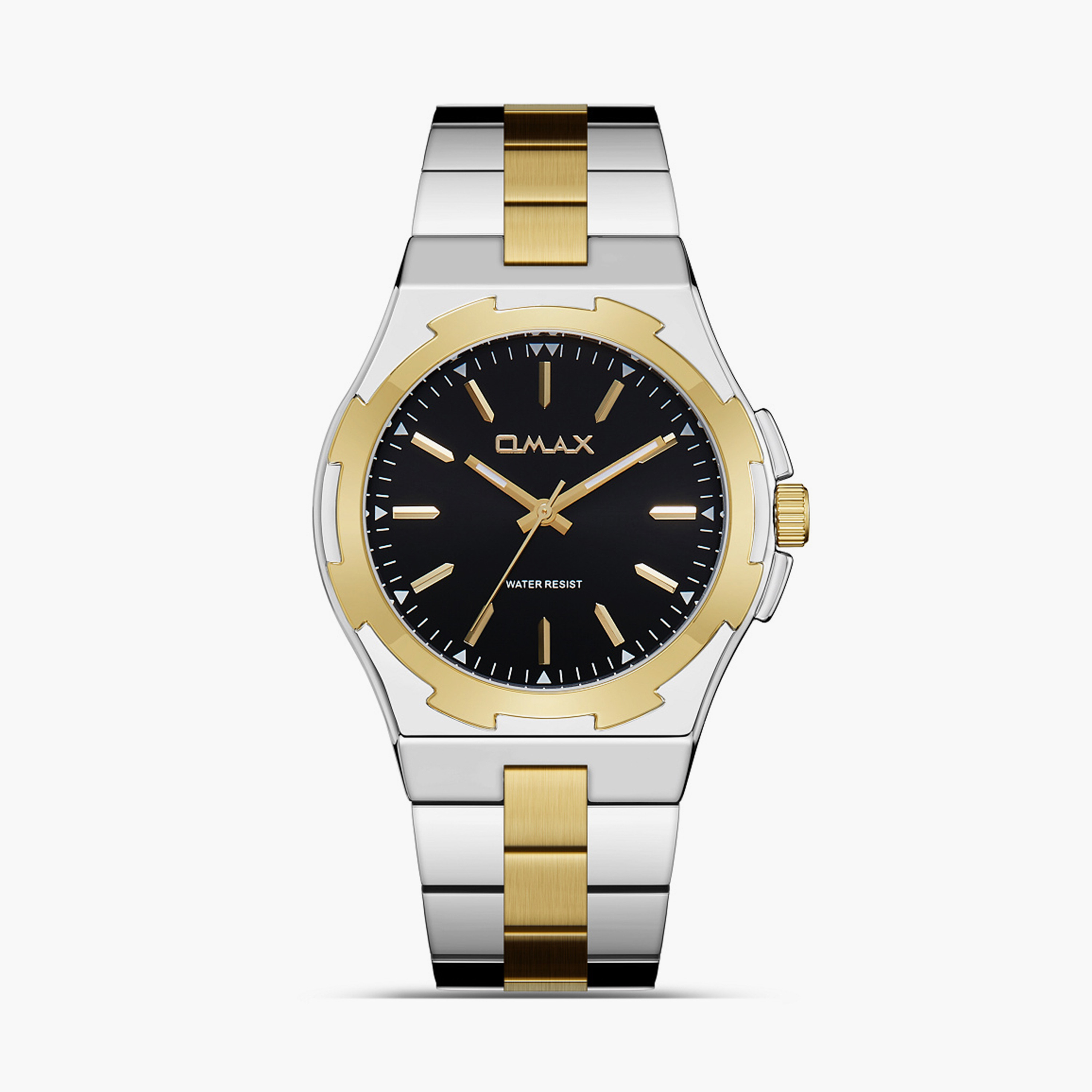 Omax Men's 40MM Dual Tone Analog Metal Strap Watch | SQ-AS001T2II-men-watchesandjewellery-watches-image-1