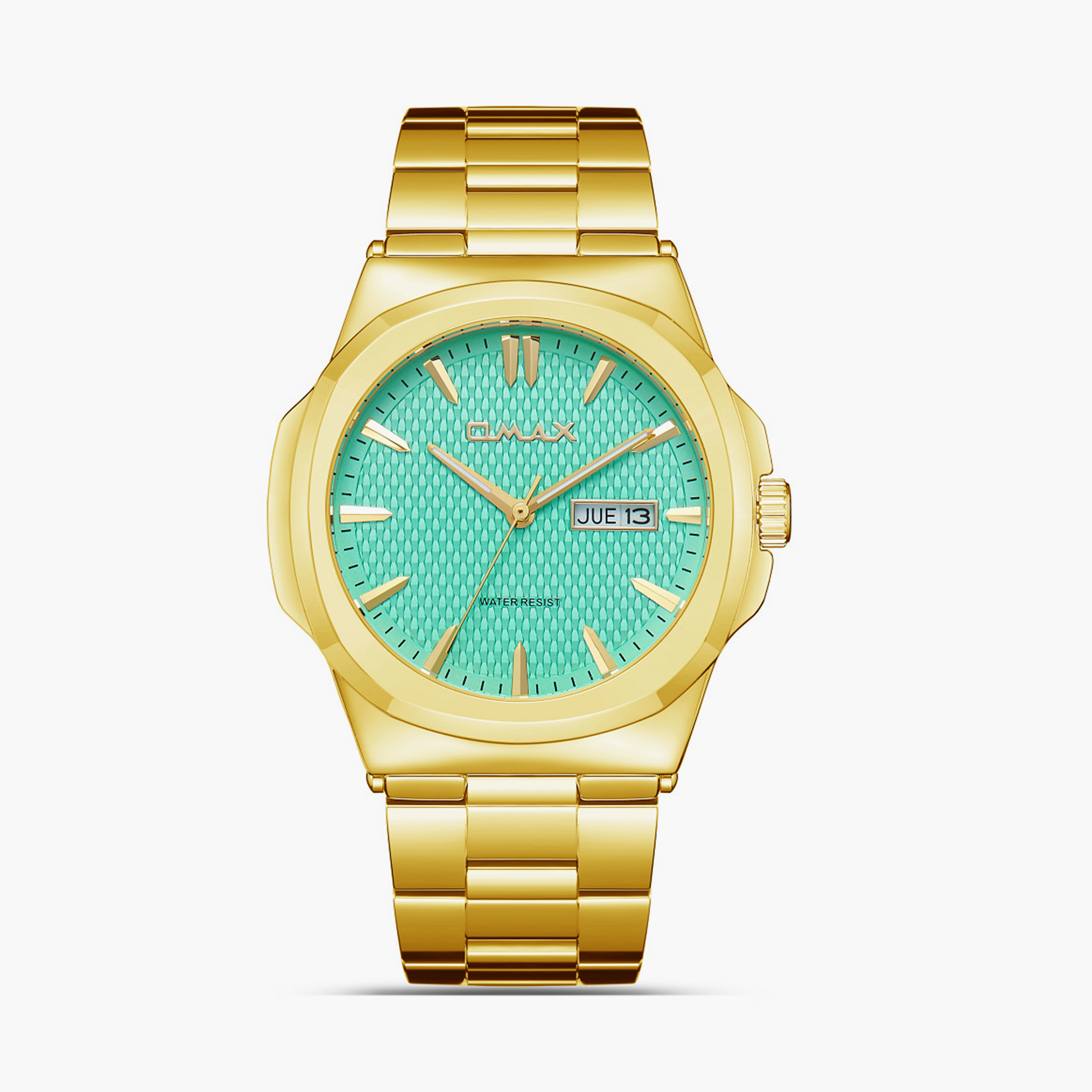 Omax Men's 44MM Gold Analog Metal Strap Watch | SQ-AT001G31I-men-watchesandjewellery-watches-image-5