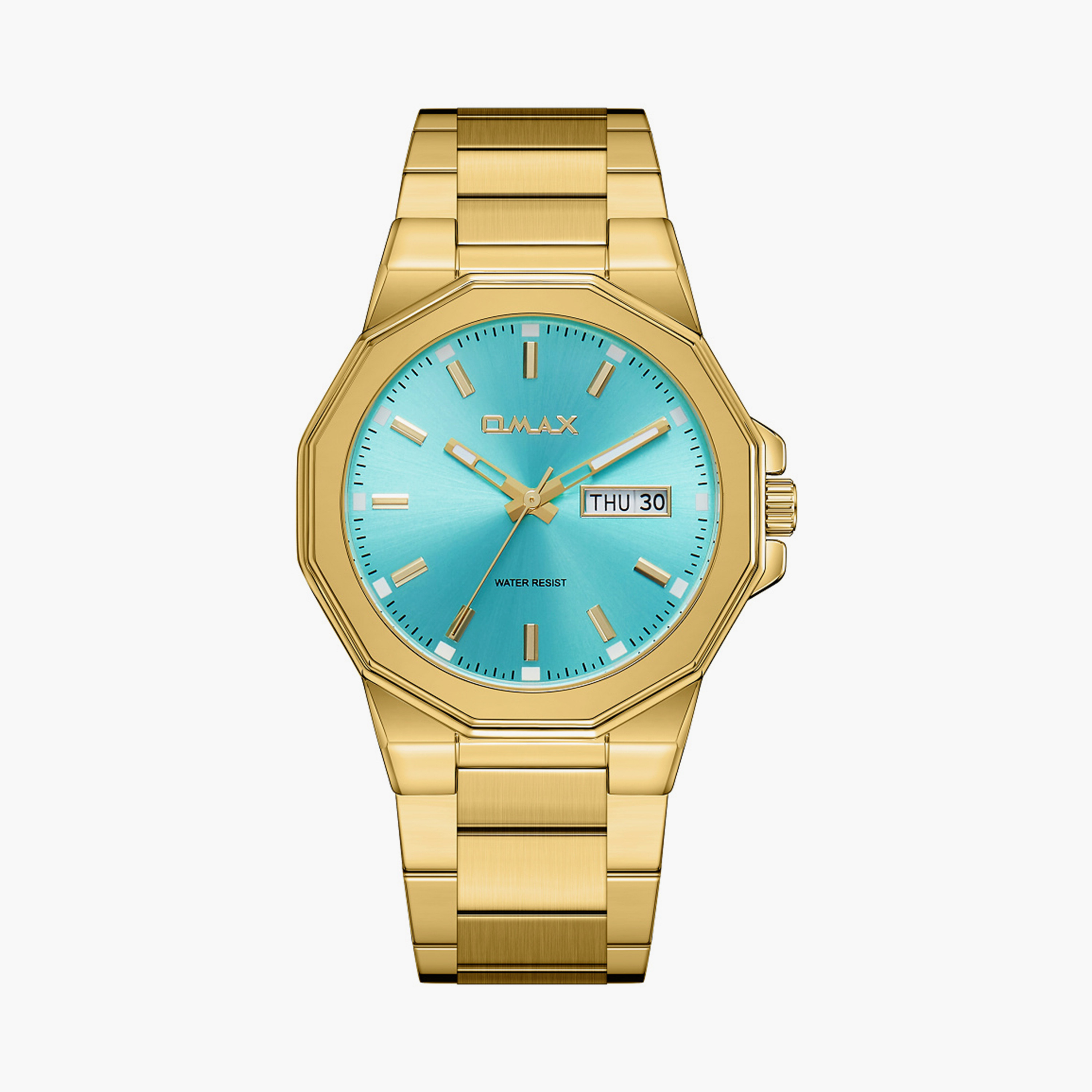 Omax Men's 40MM Gold Analog Metal Strap Watch | SQ-AT003G31I-men-watchesandjewellery-watches-image-16