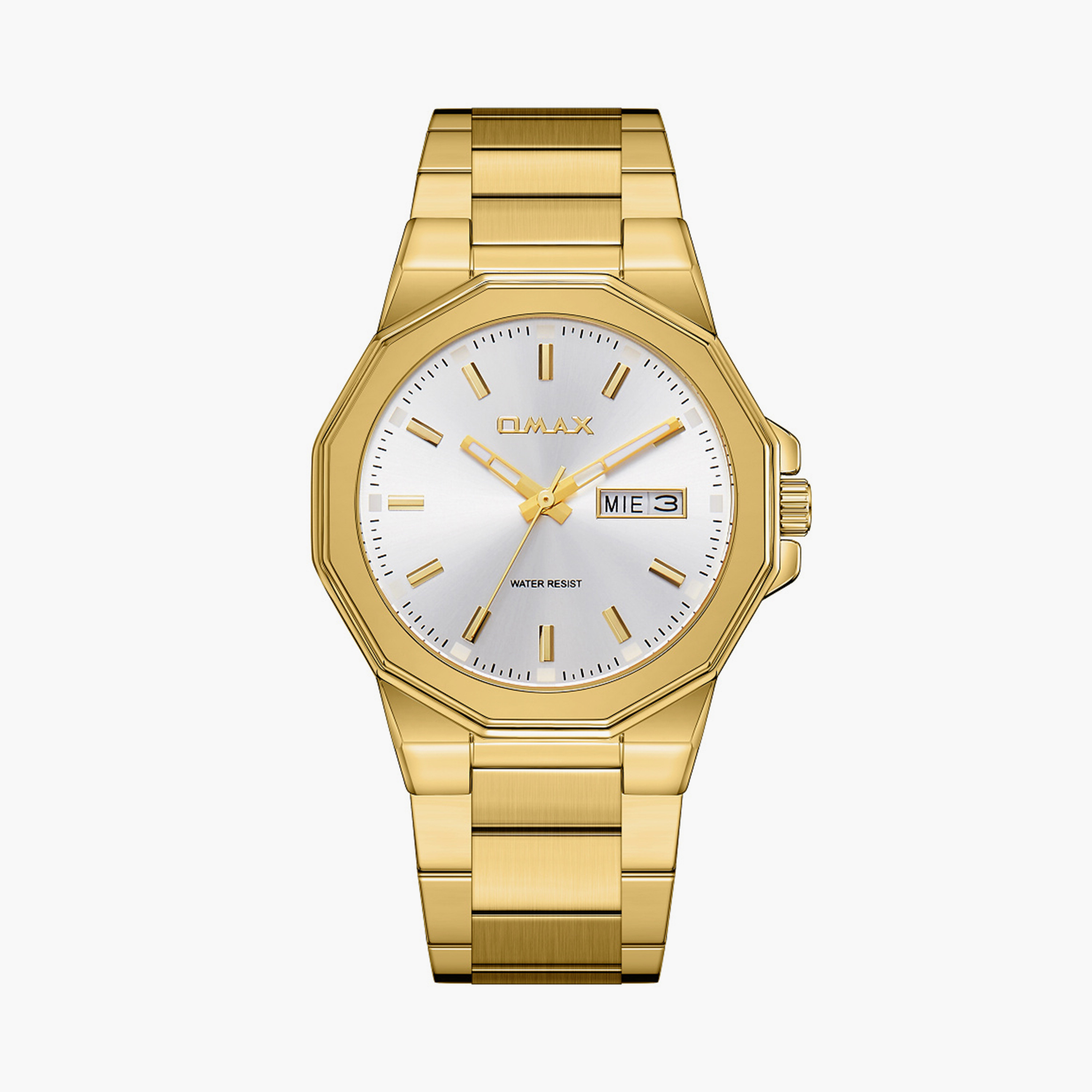 Omax Men's 40MM Gold Analog Metal Strap Watch | SQ-AT003G31I-men-watchesandjewellery-watches-image-1