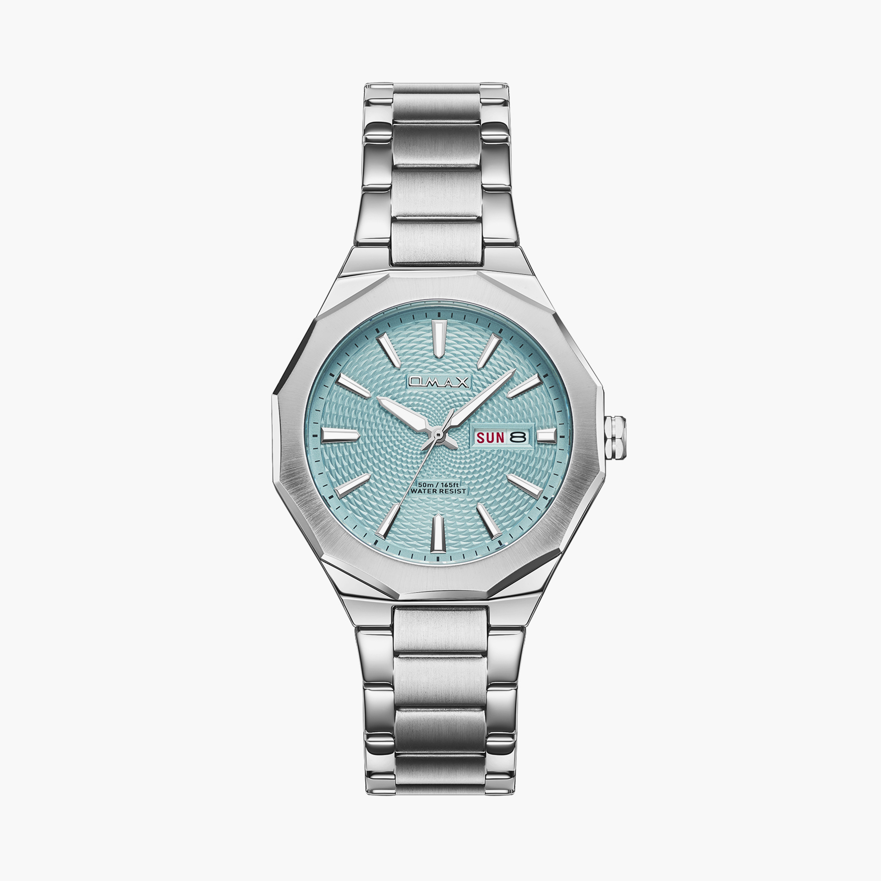 أوماكس- ساعة تناظرية   للرجال  سوار معدني  لون فضي   42مم | 00BFD001I004-men-watchesandjewellery-watches-image-1