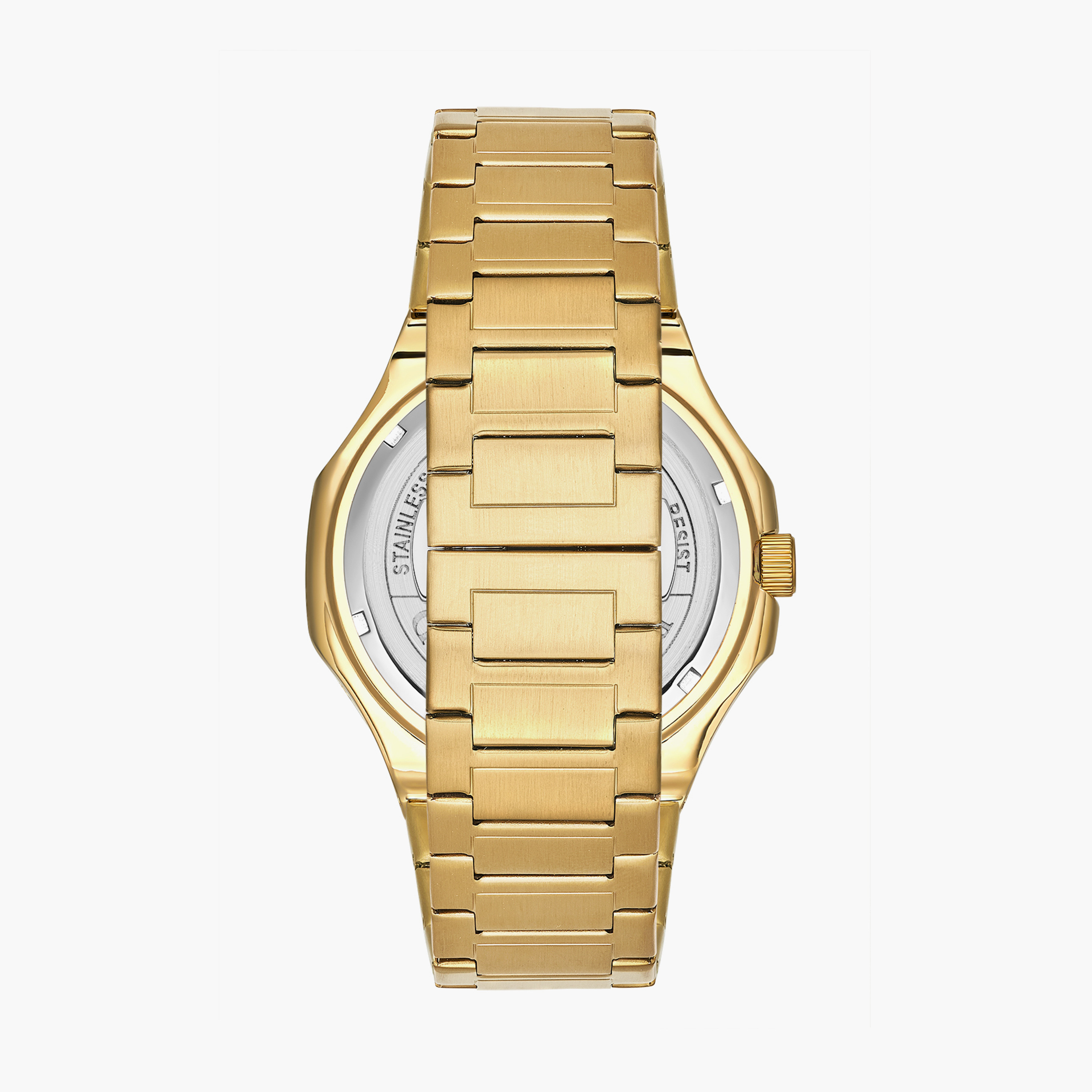 أوماكس- ساعة تناظرية   للرجال  سوار معدني  لون ذهبي   42مم | 00BFD003D002-men-watchesandjewellery-watches-image-7