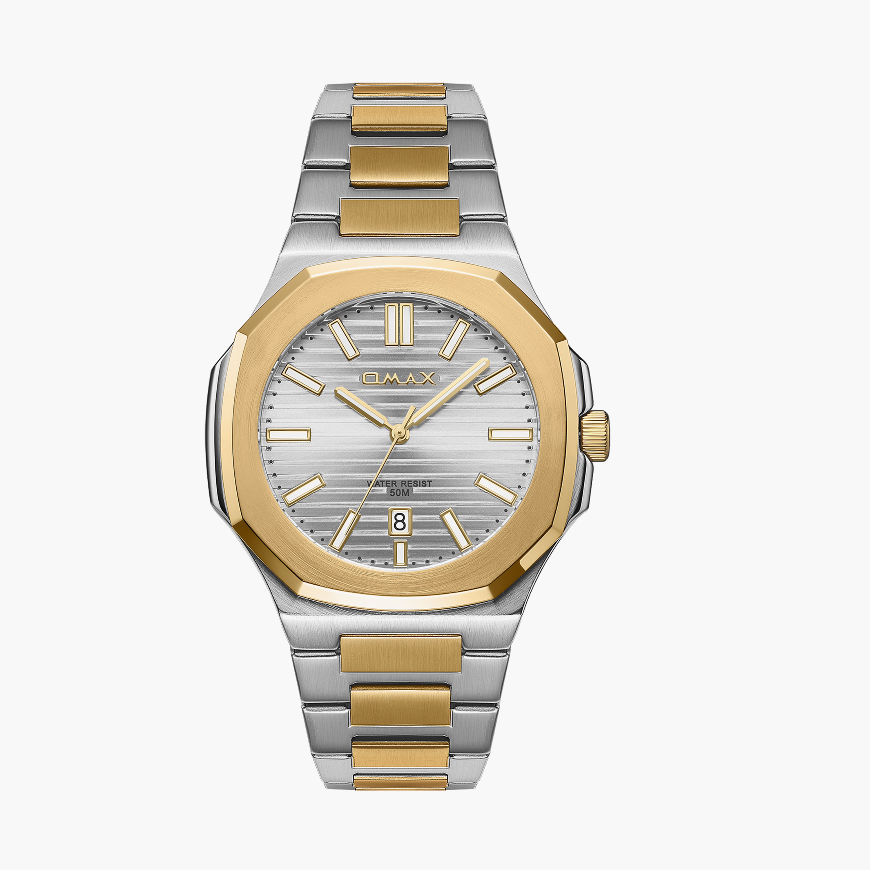 Omax Men's 42MM Dual Tone Analog Metal Strap Watch | 00BFD003A002-men-watchesandjewellery-watches-image-13