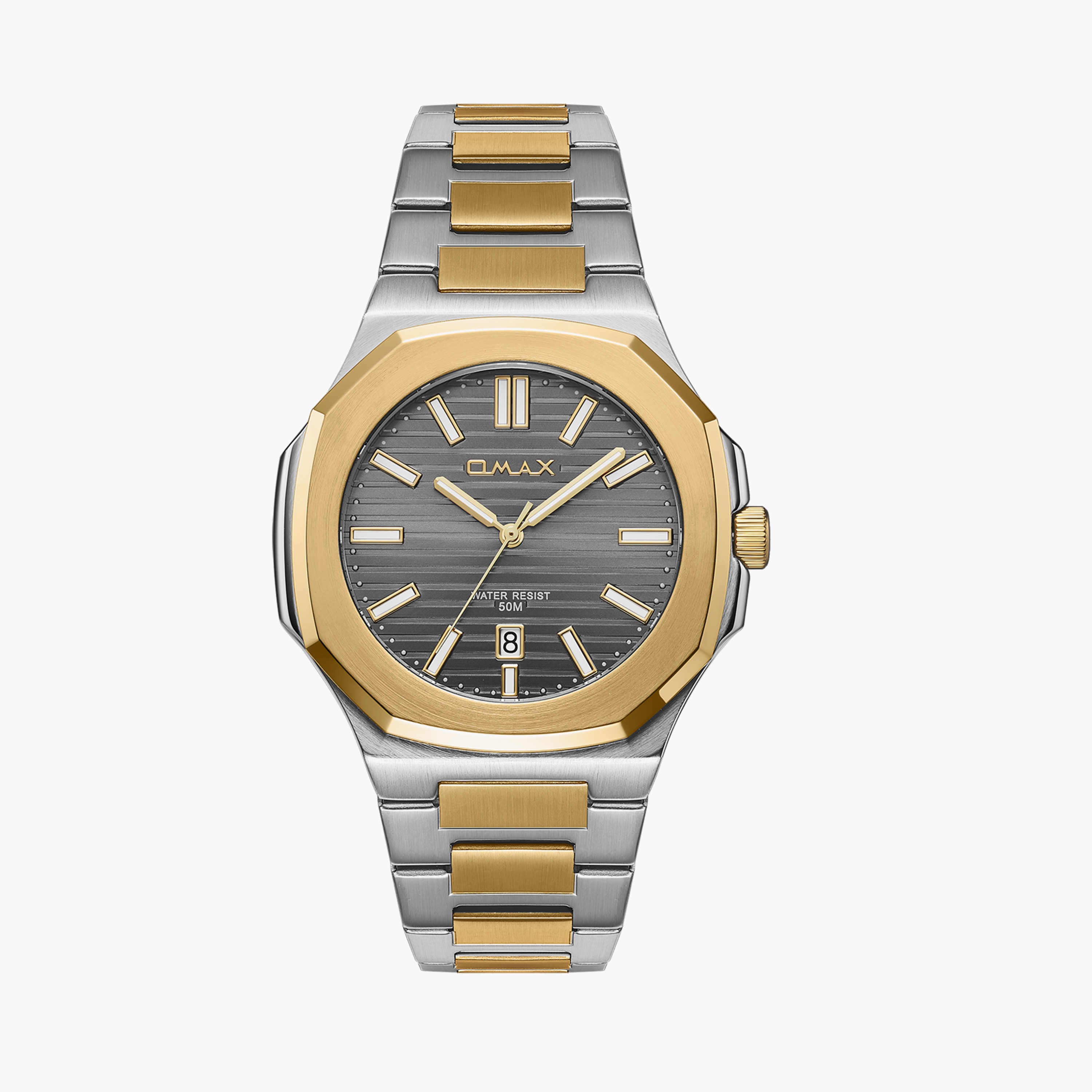 Omax Men's 42MM Dual Tone Analog Metal Strap Watch | 00BFD003A002-men-watchesandjewellery-watches-image-17