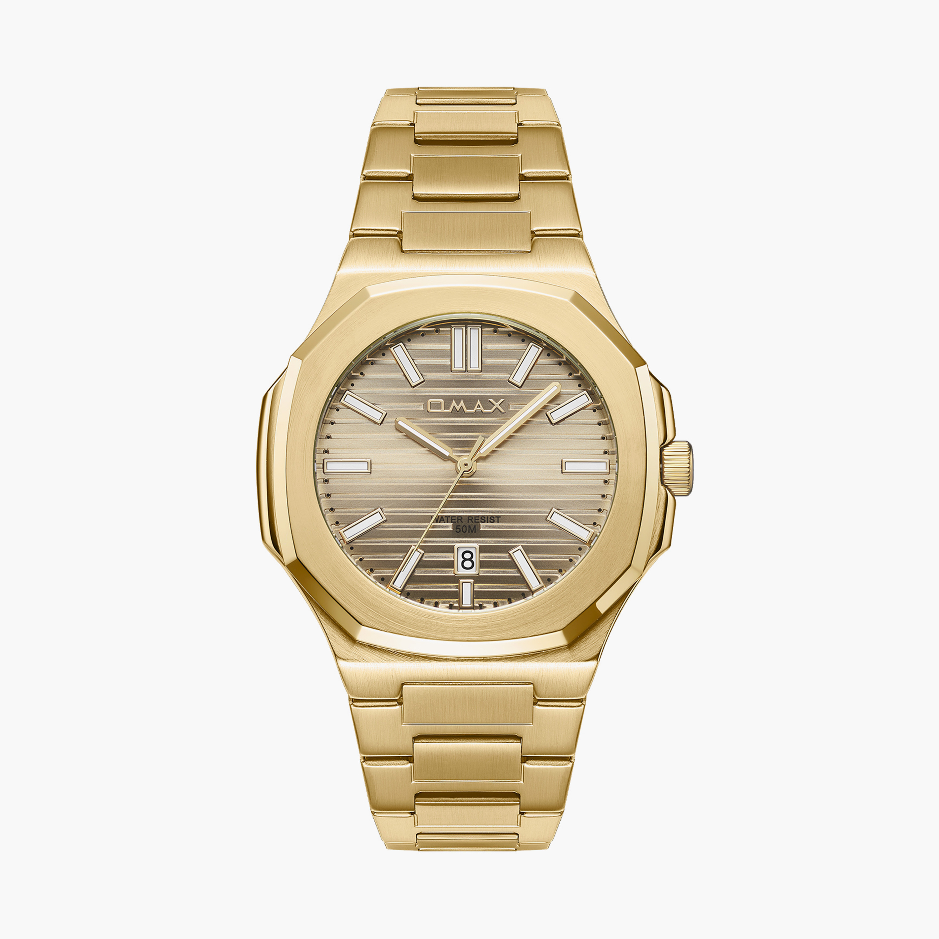أوماكس- ساعة تناظرية   للرجال  سوار معدني  لون ذهبي   42مم | 00BFD003D002-men-watchesandjewellery-watches-image-17