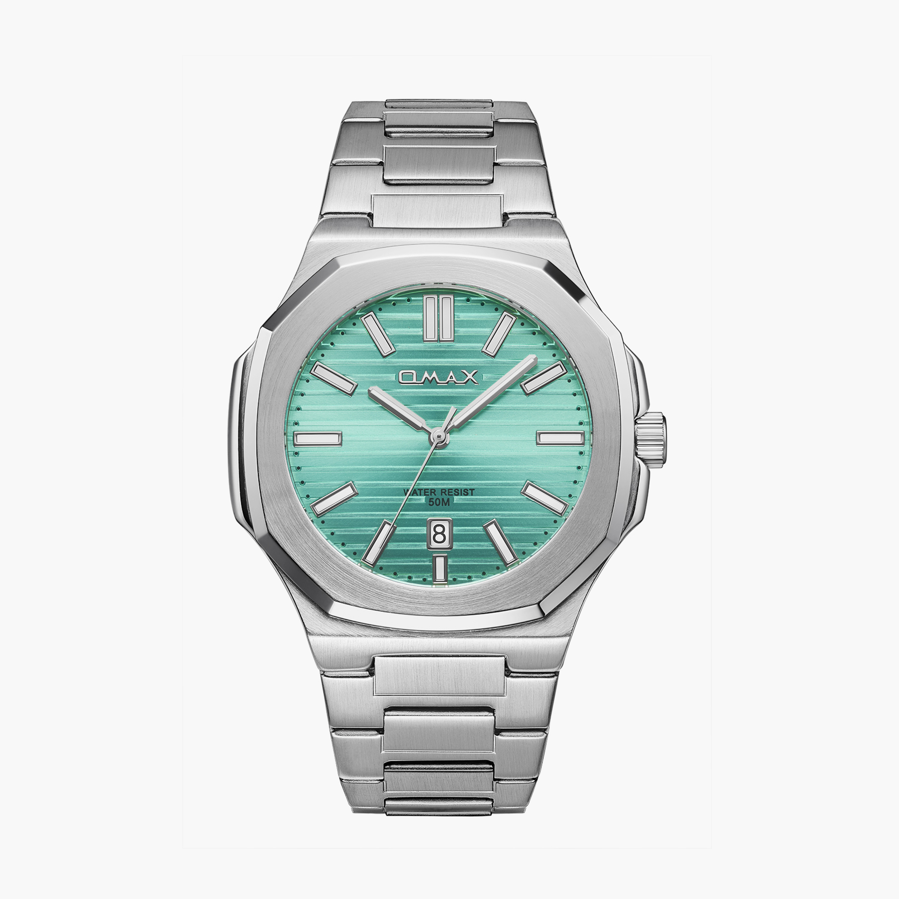 أوماكس- ساعة تناظرية   للرجال  سوار معدني  لون فضي   42مم | 00BFD003V004-men-watchesandjewellery-watches-image-1