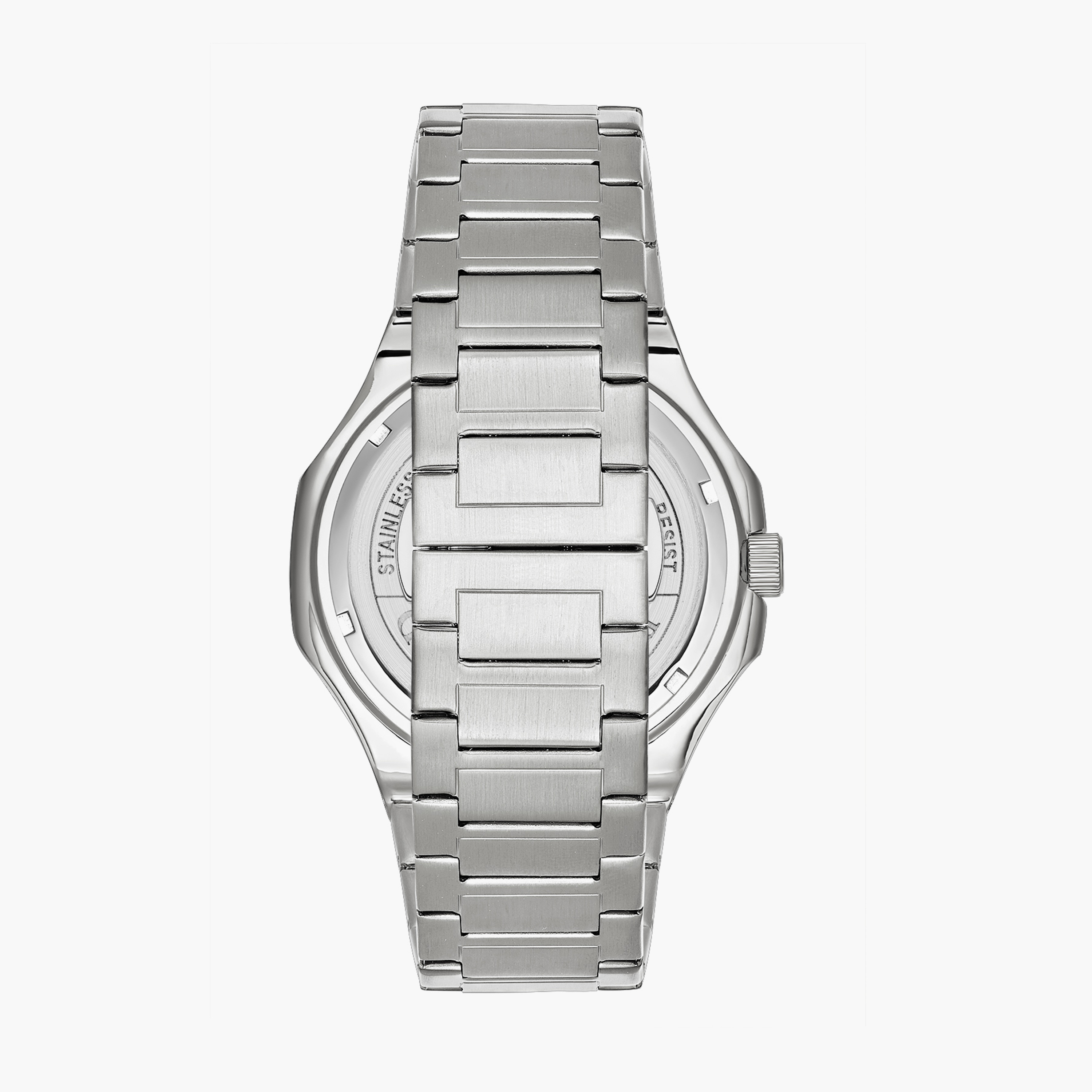 أوماكس- ساعة تناظرية   للرجال  سوار معدني  لون فضي   42مم | 00BFD003V004-men-watchesandjewellery-watches-image-3