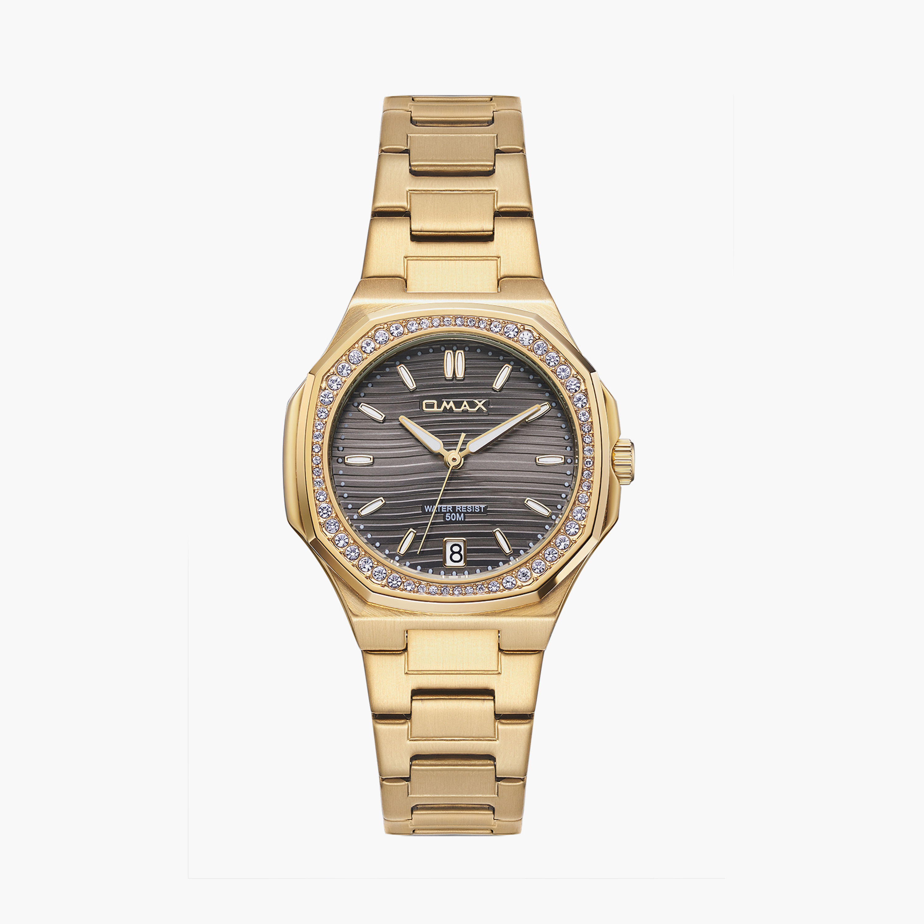 Omax Women's 42MM Gold Analog Metal Strap Watch | 00BFD006D002-women-watchesandjewellery-watches-image-5
